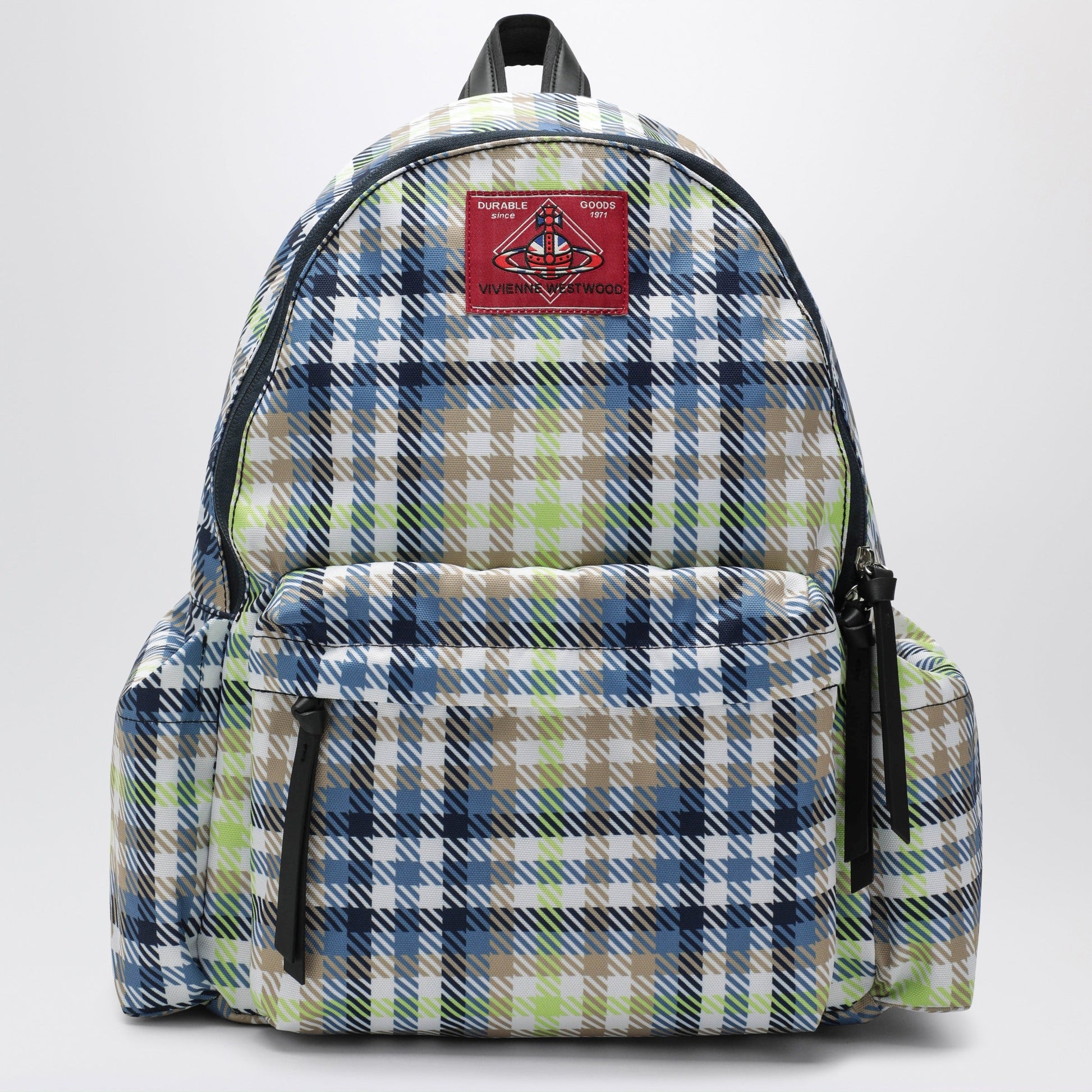 Vivienne Westwood Medium Backpack With George Check Pattern And Logo Women VIVIENNE WESTWOOD