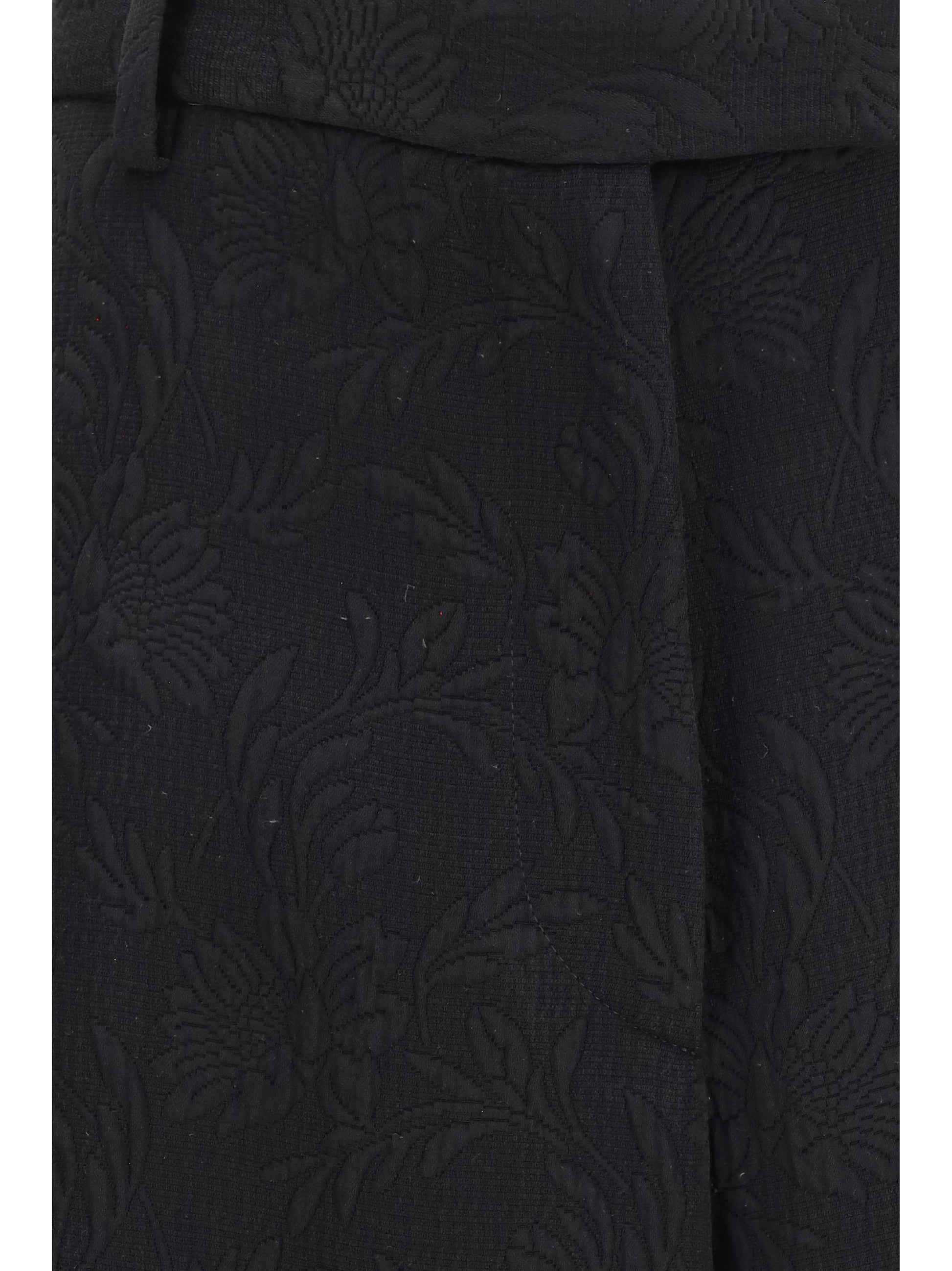 Dries Van Noten Women Wide-Leg Pants With All-Over Jacquard Pattern DRIES VAN NOTEN