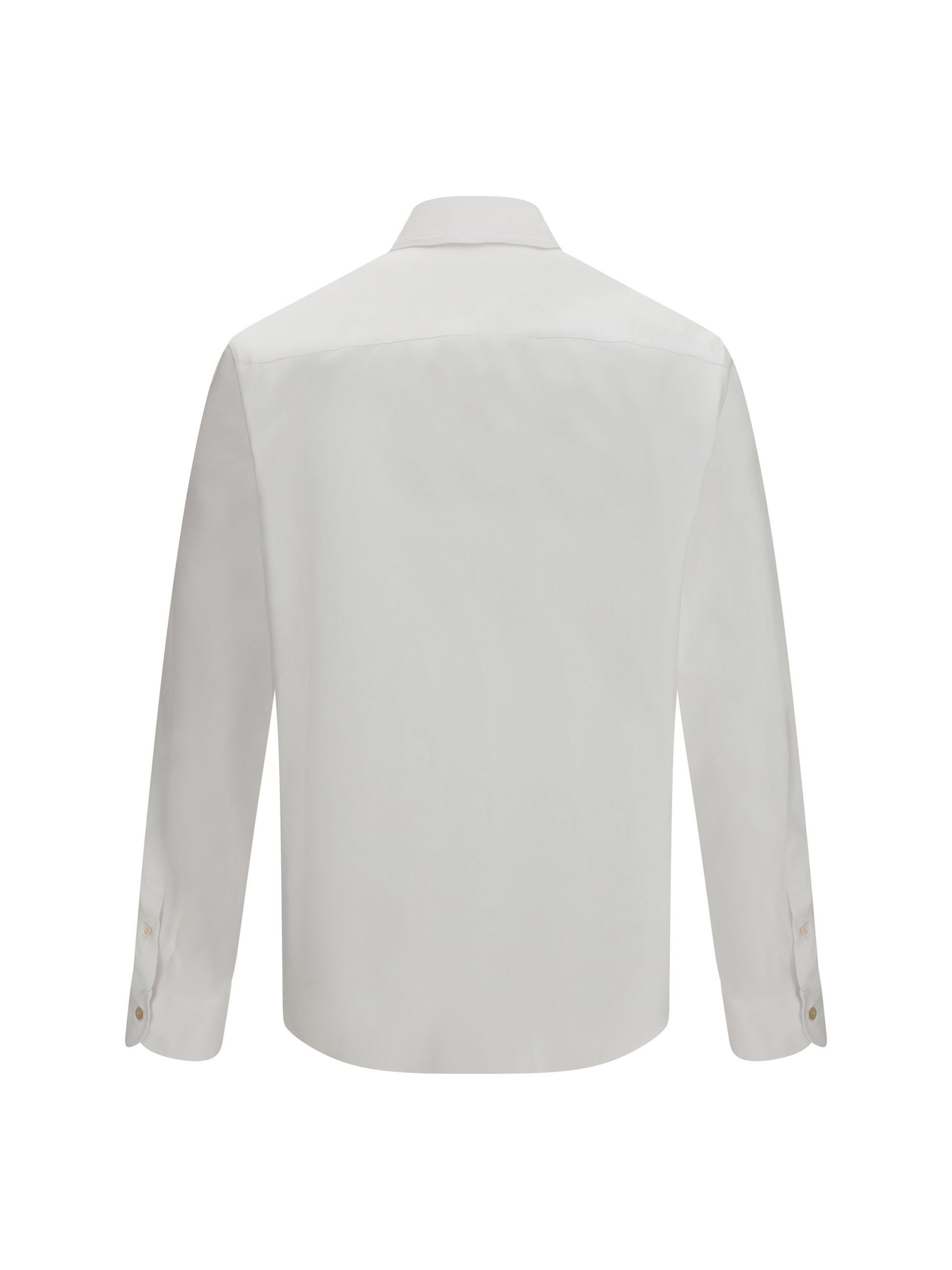 Valentino Men Light Cotton Oxford Shirt With Vgold VALENTINO