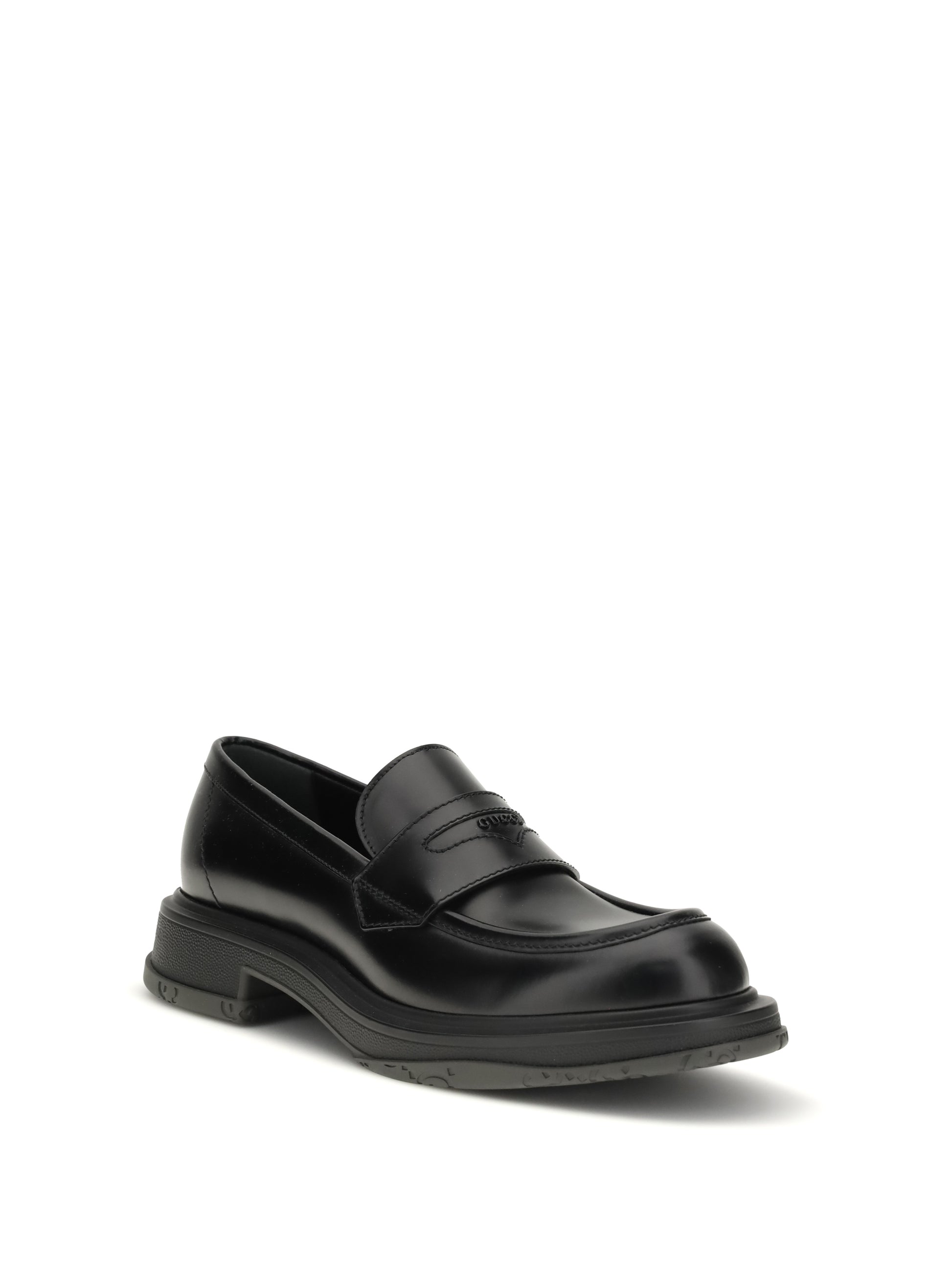 Gucci Men Logo Loafers GUCCI