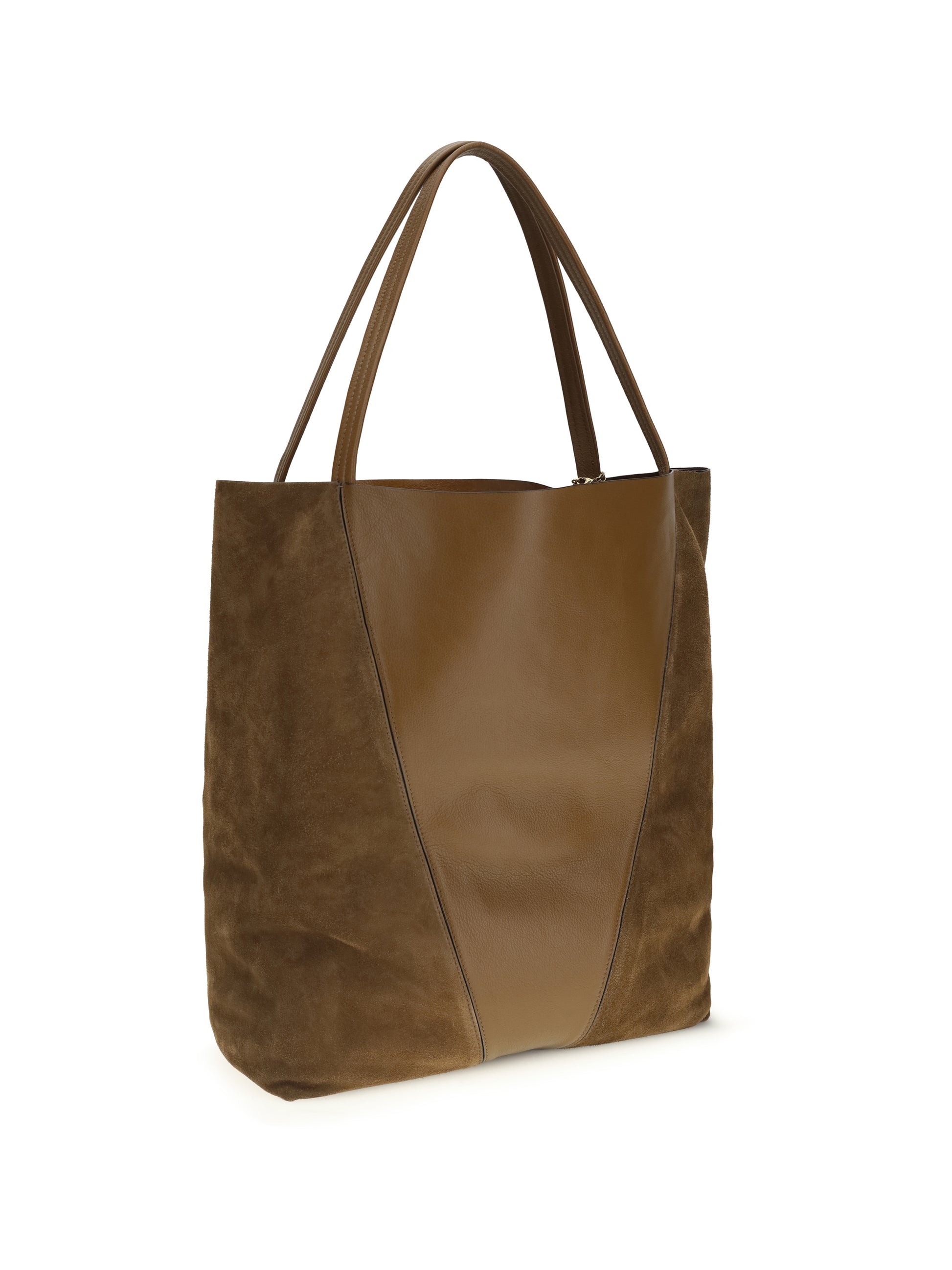 Chloé Women Spin Tote Bag In Grenadine Leather And Suede CHLOE