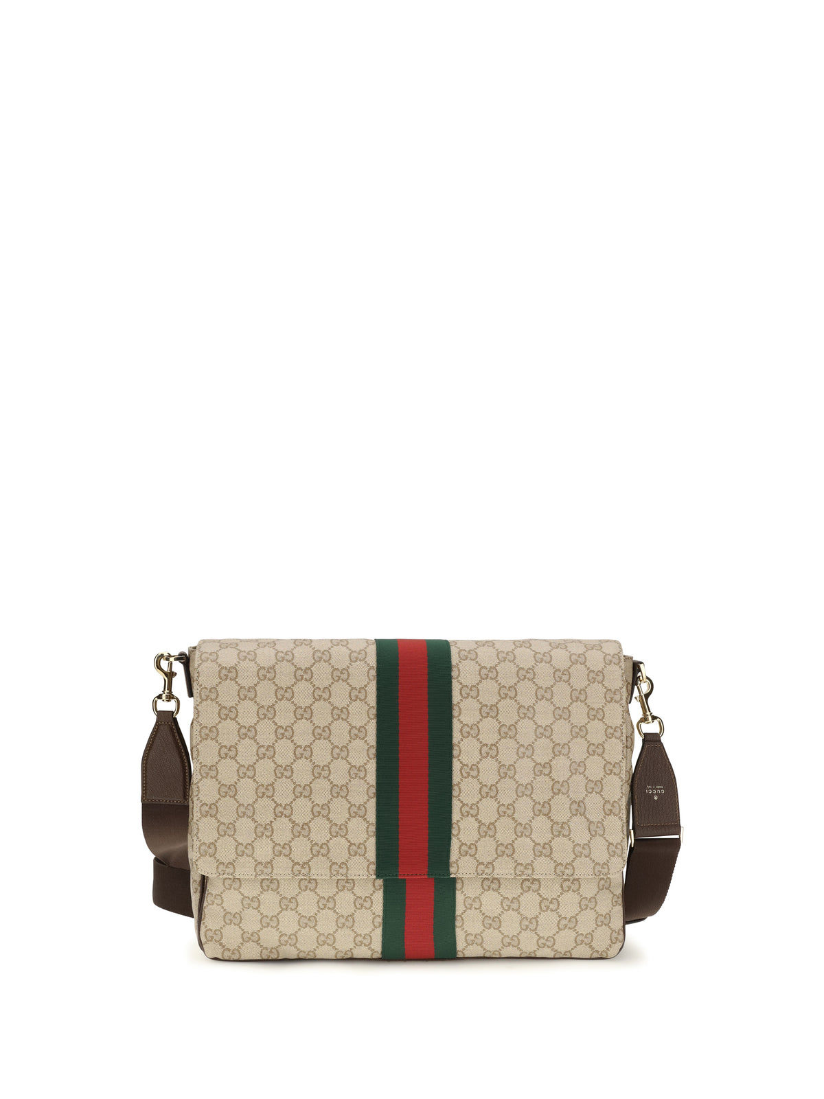 Gucci Men Medium Web Stripe Shoulder Bag GUCCI