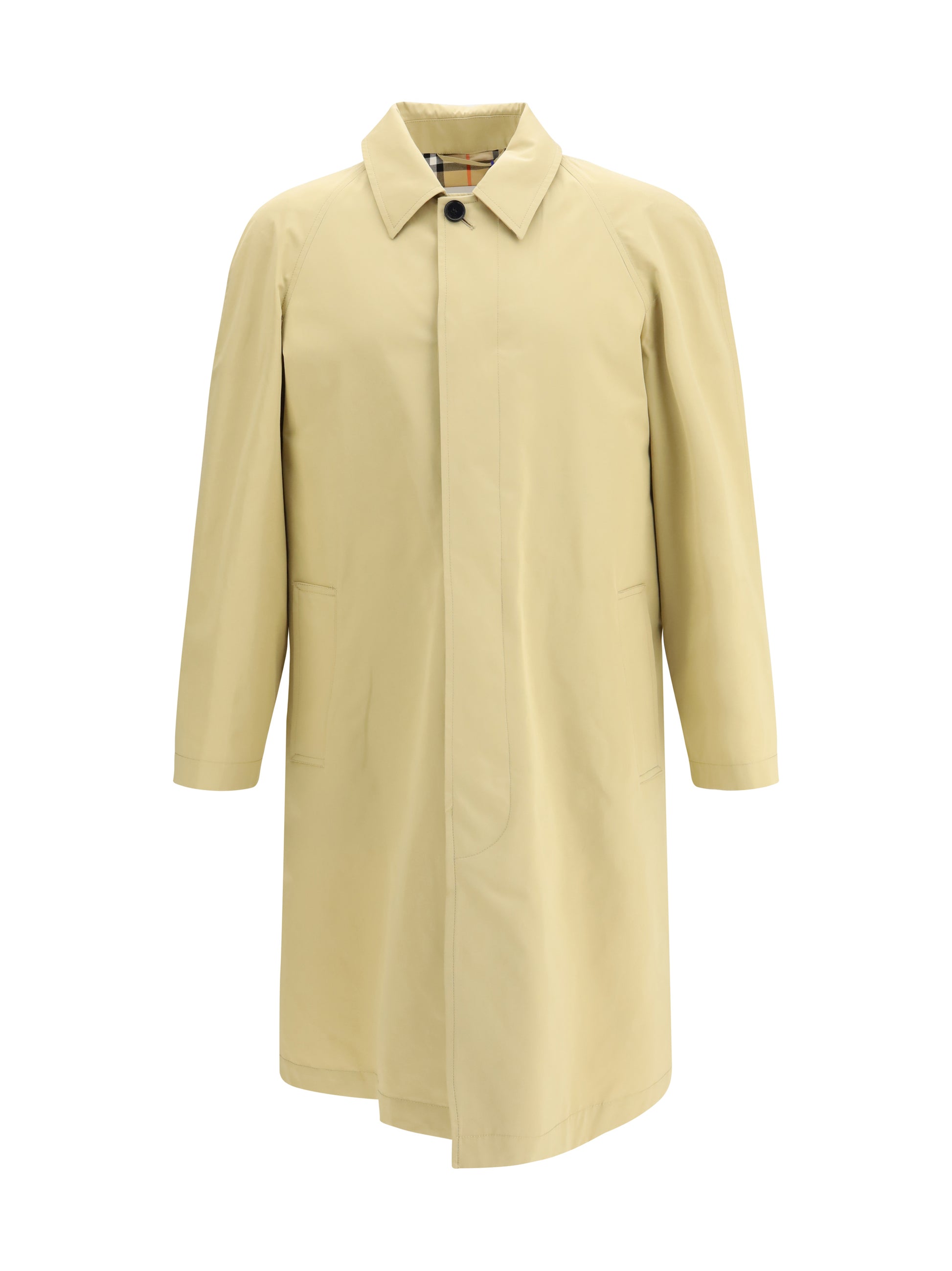 Burberry Men Long Cotton Car Coat BURBERRY