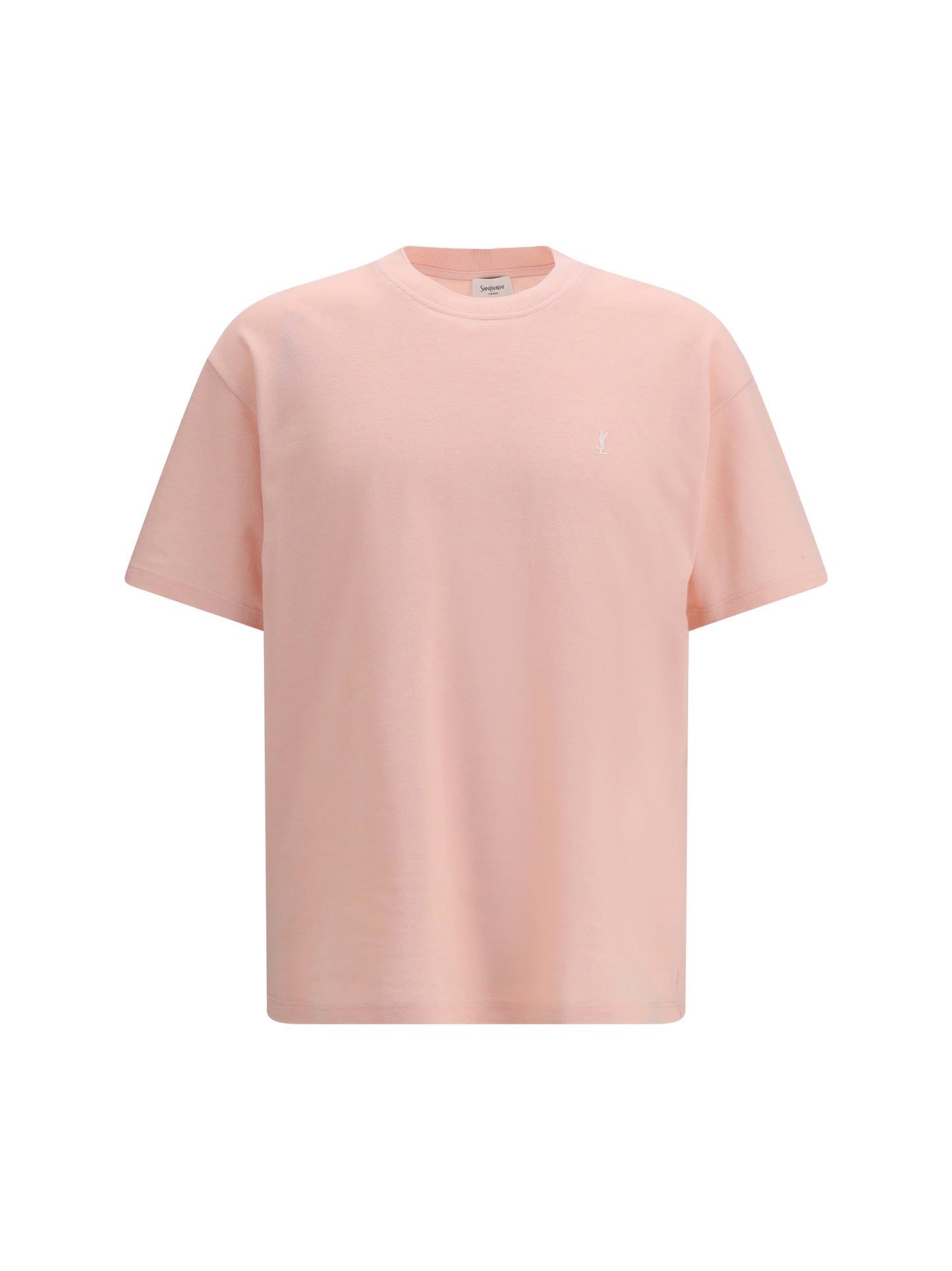 Saint Laurent Men Cassandre Piqué T-Shirt SAINT LAURENT