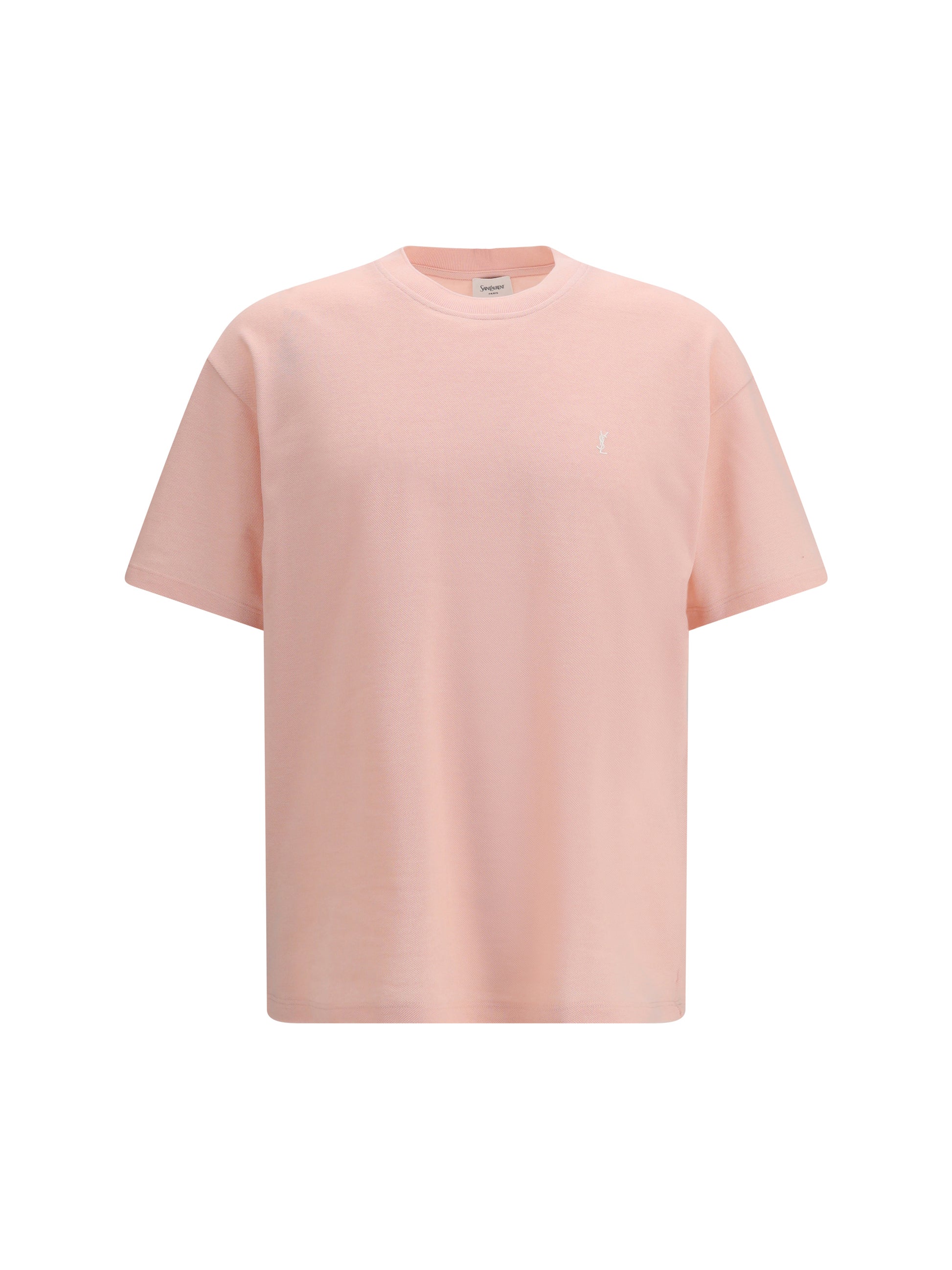 Saint Laurent Men Cassandre Piqué T-Shirt SAINT LAURENT