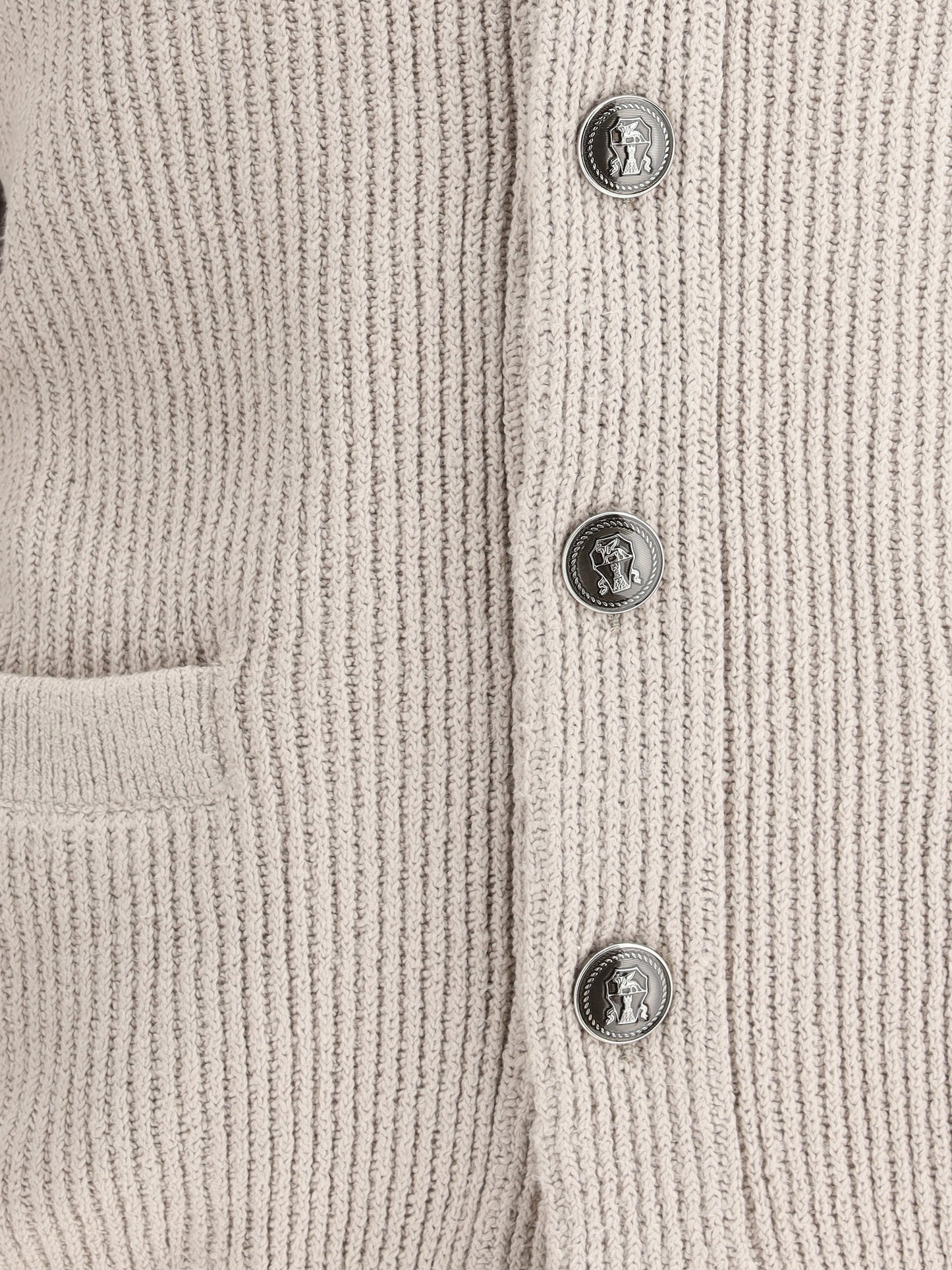 Brunello Cucinelli Men Ribbed Cardigan BRUNELLO CUCINELLI