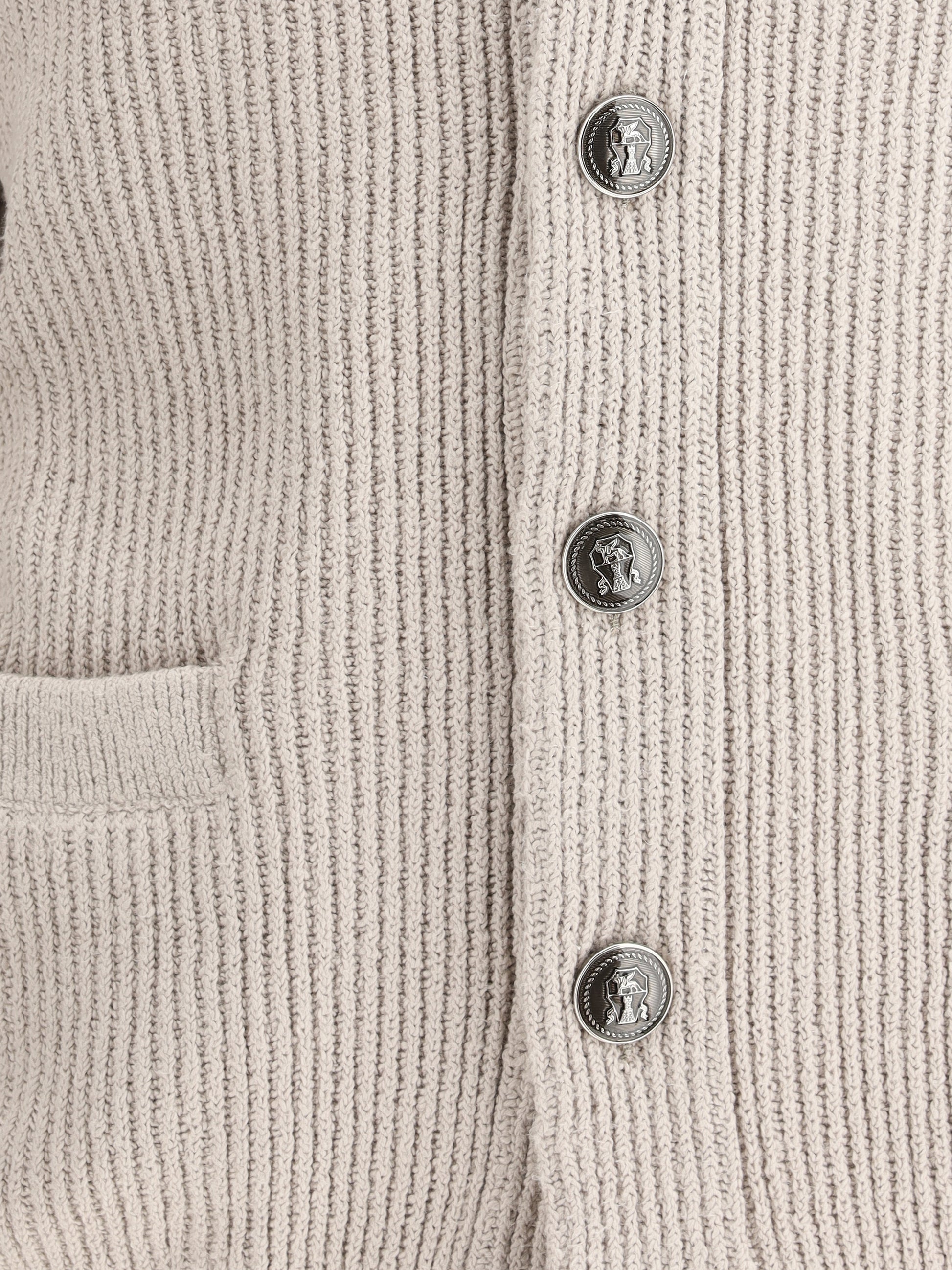 Brunello Cucinelli Men Ribbed Cardigan BRUNELLO CUCINELLI