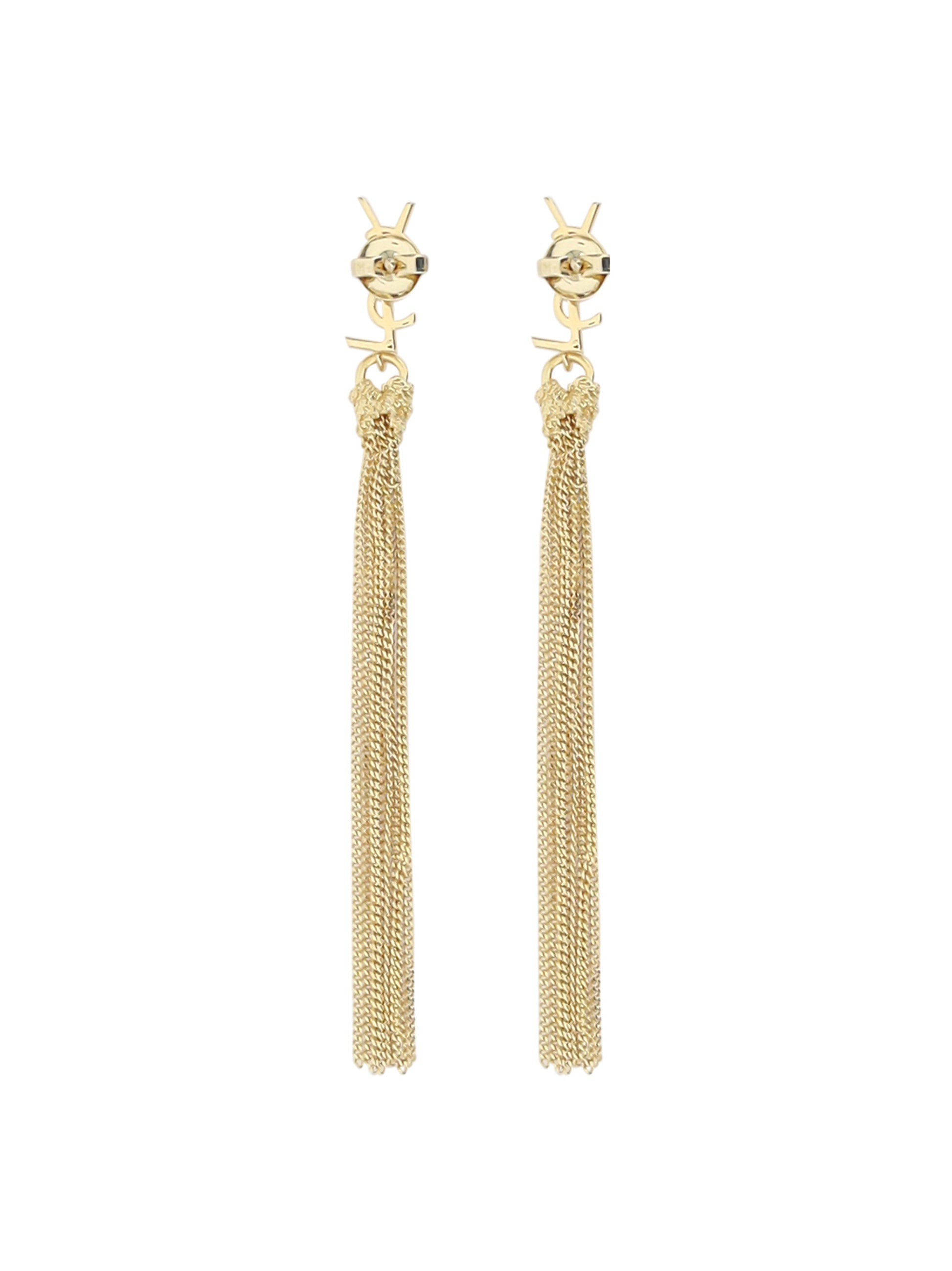 Saint Laurent Women Bo Pompons Chaines Brass Metal SAINT LAURENT