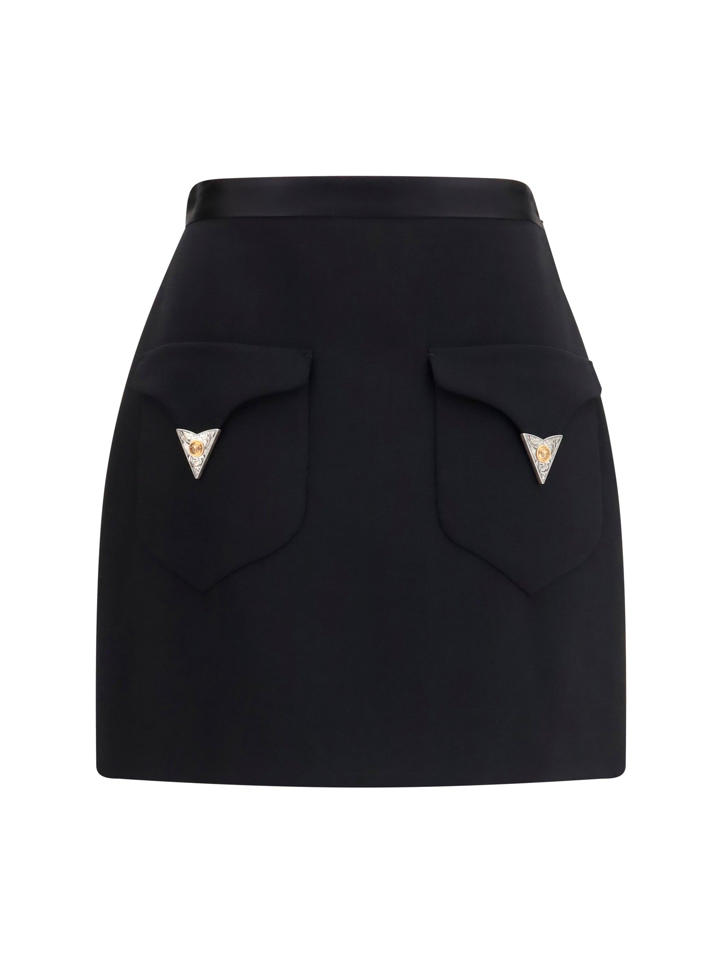 Versace Women Wool Mini Skirt VERSACE