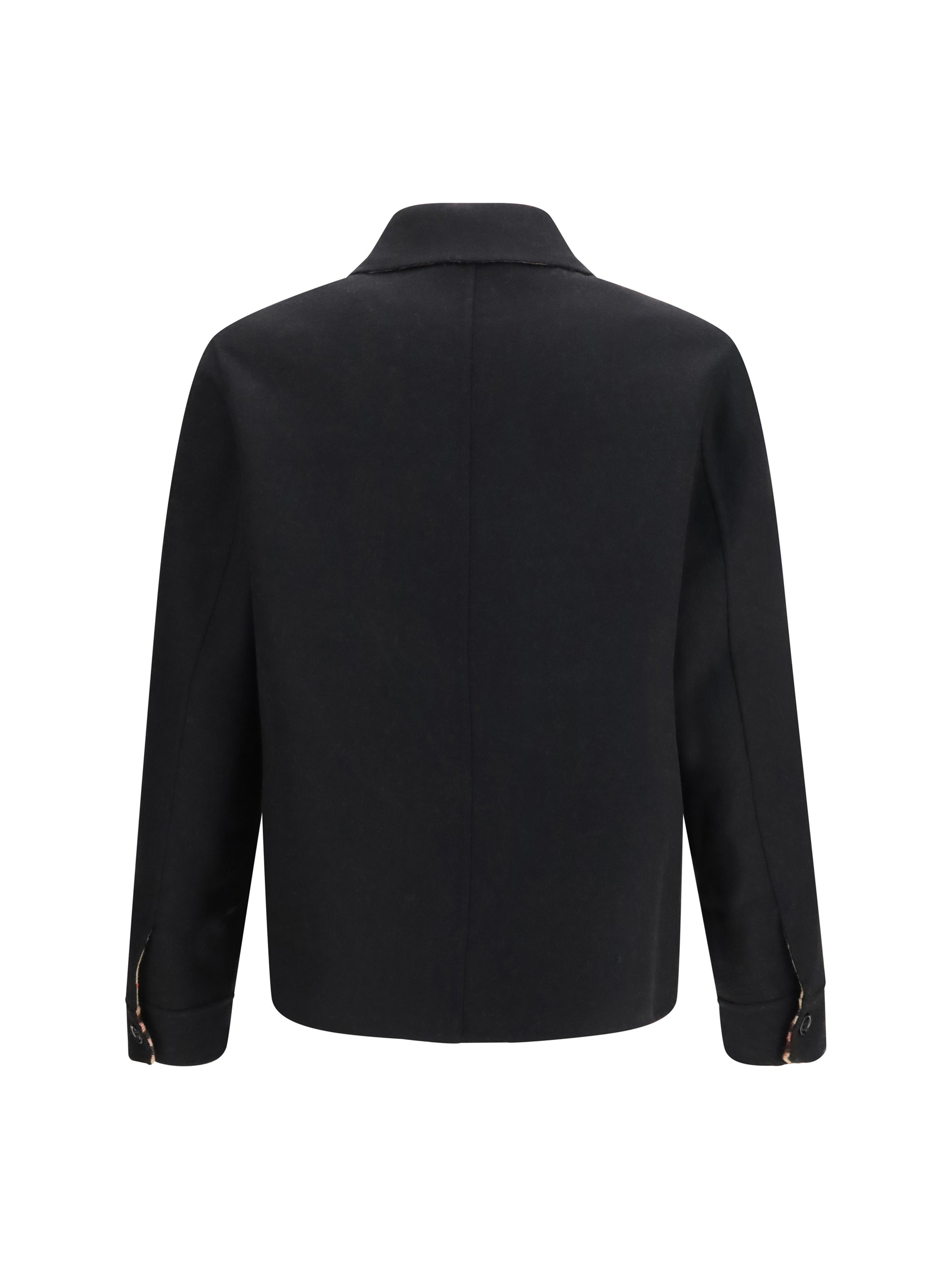 Burberry Men Herringbone Wool Jacket BURBERRY