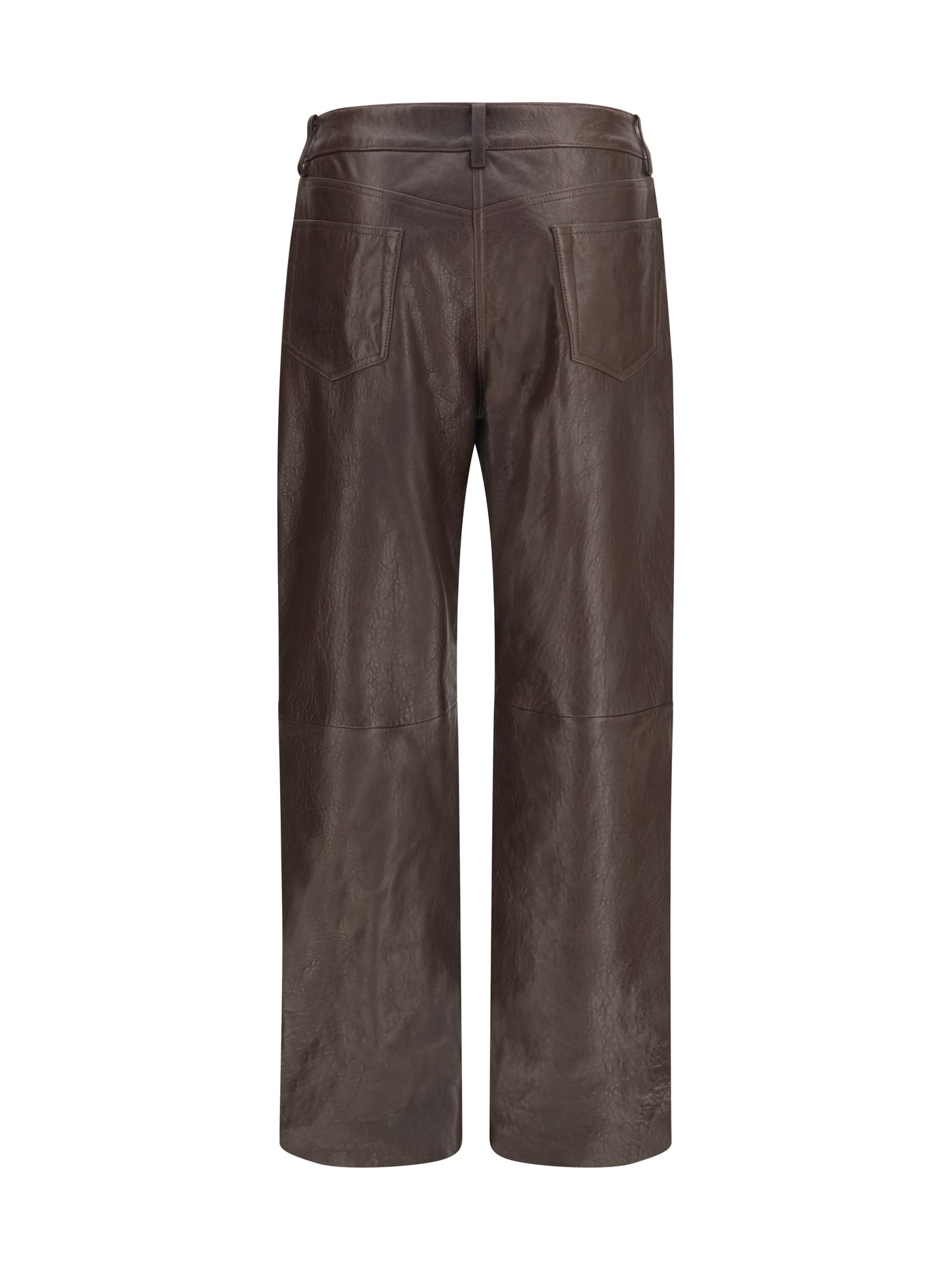 Magda Butrym Women Straight-Leg Leather Pants MAGDA BUTRYM
