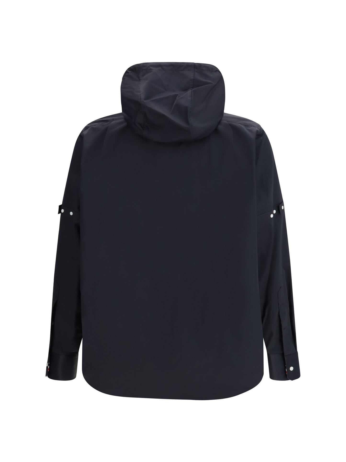Thom Browne Men Nylon Cotton Hooded Jacket THOM BROWNE
