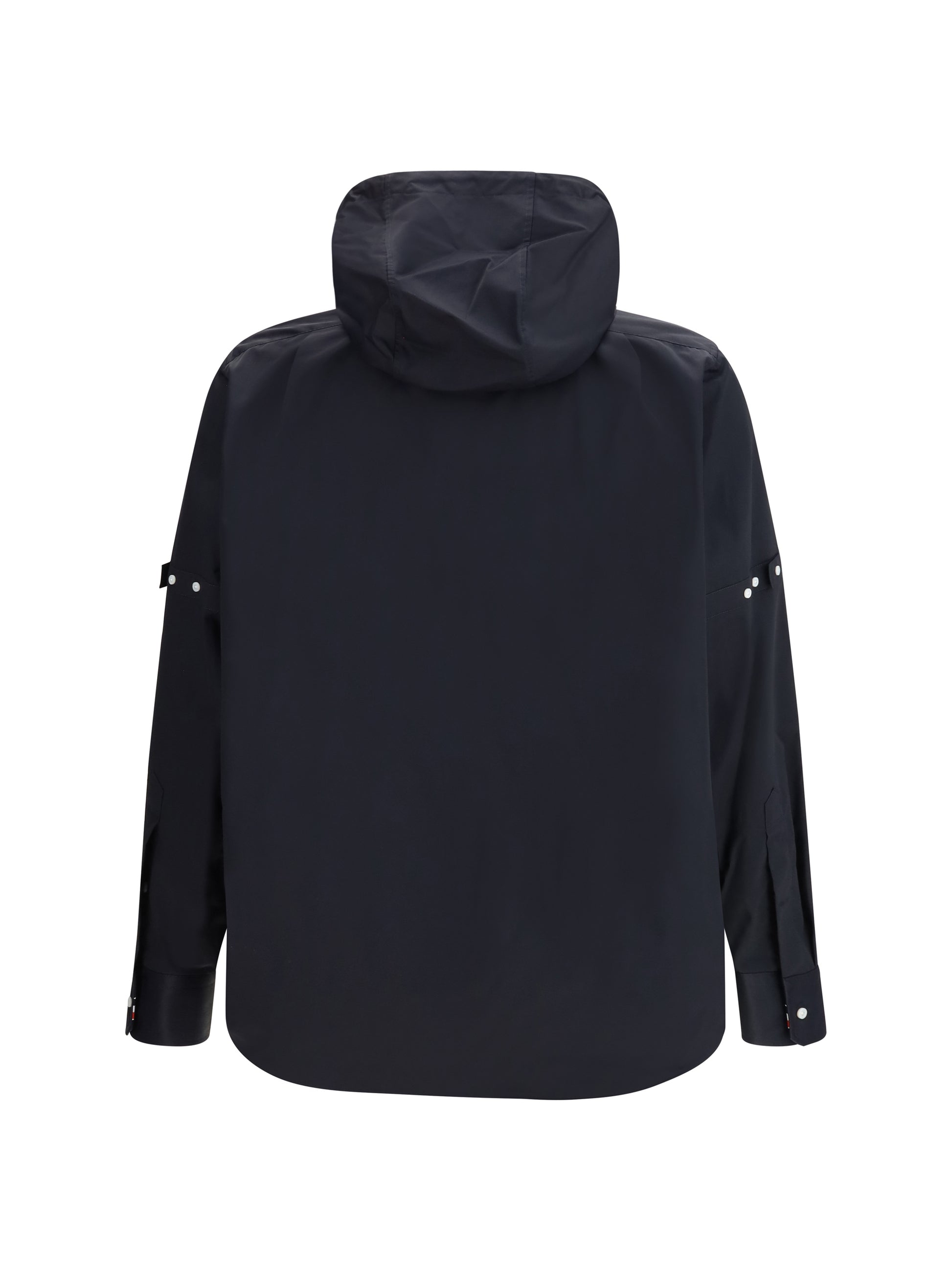 Thom Browne Men Nylon Cotton Hooded Jacket THOM BROWNE