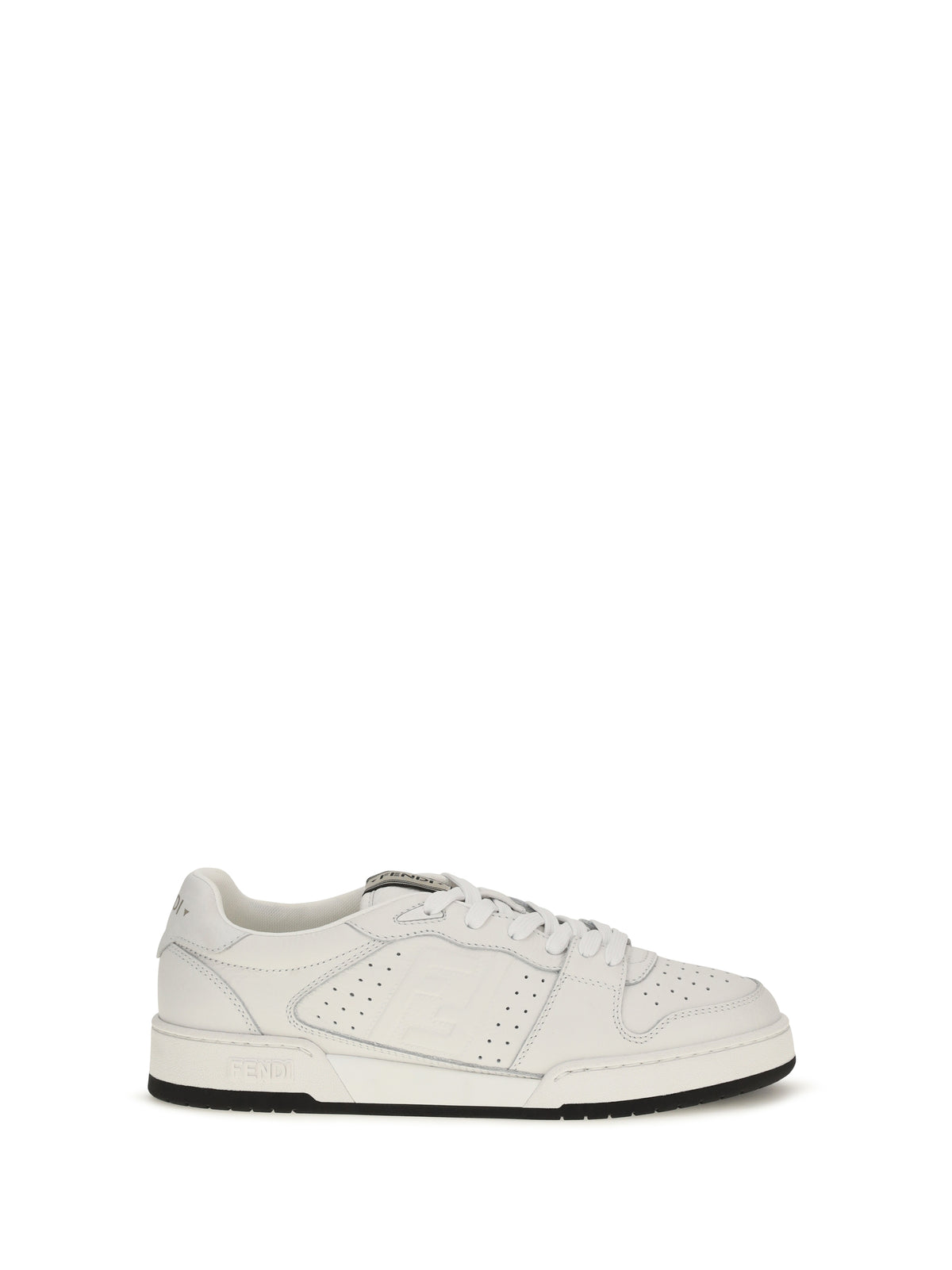 Fendi Men Match Leather Sneakers FENDI