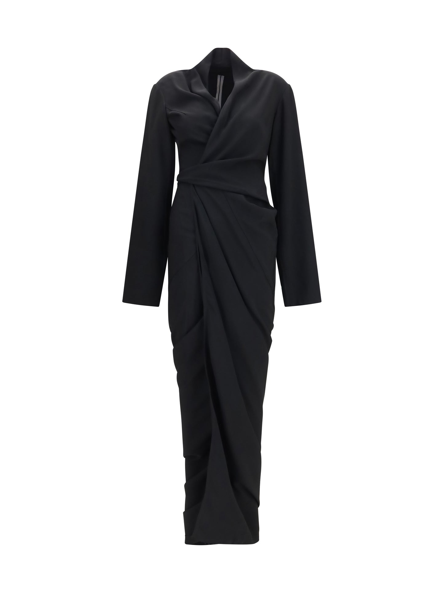 Rick Owens Women Wrap Draped Long Dress