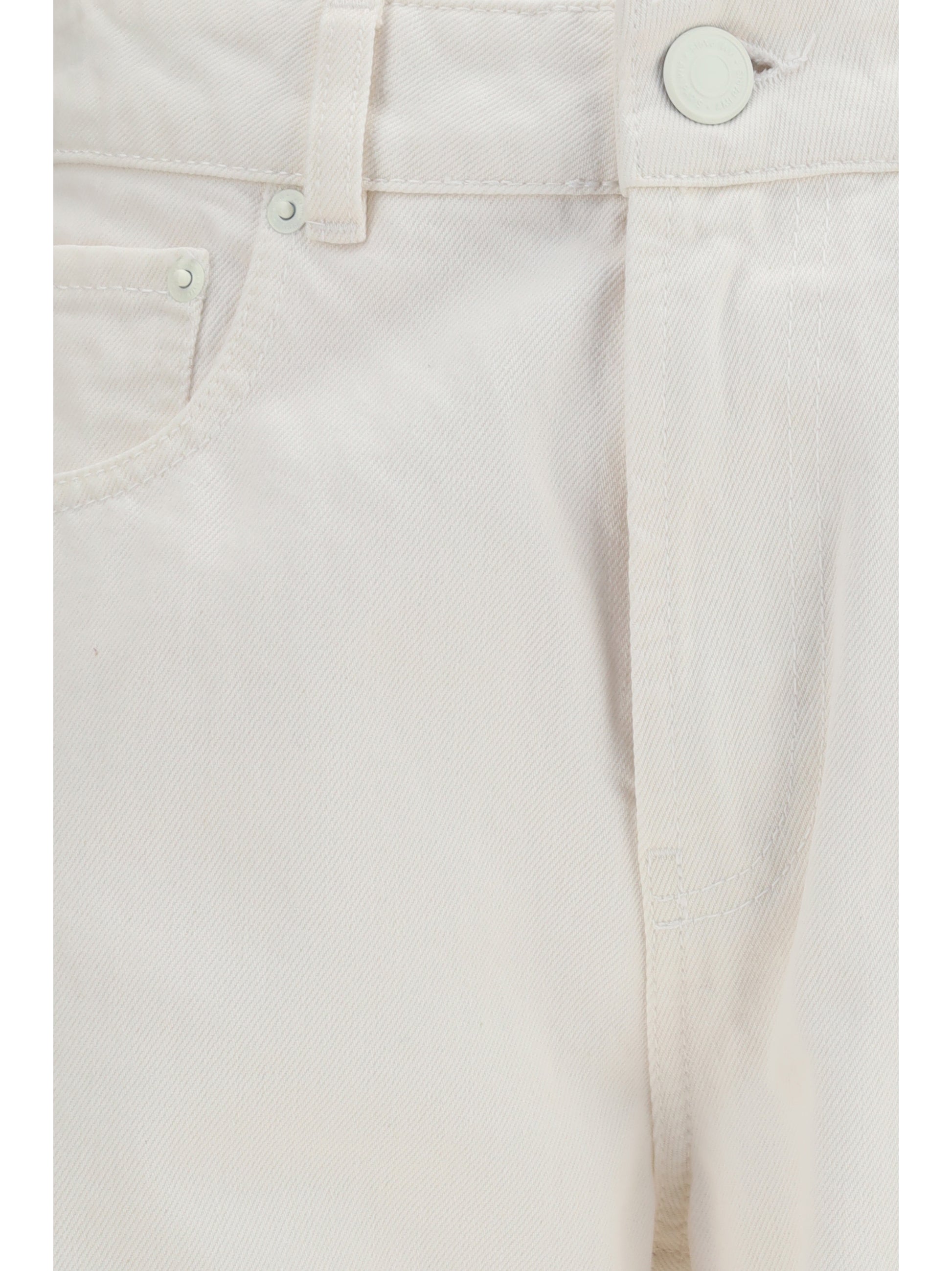 Ami Paris Women High-Rise Straight-Leg Jeans In Cotton AMI PARIS