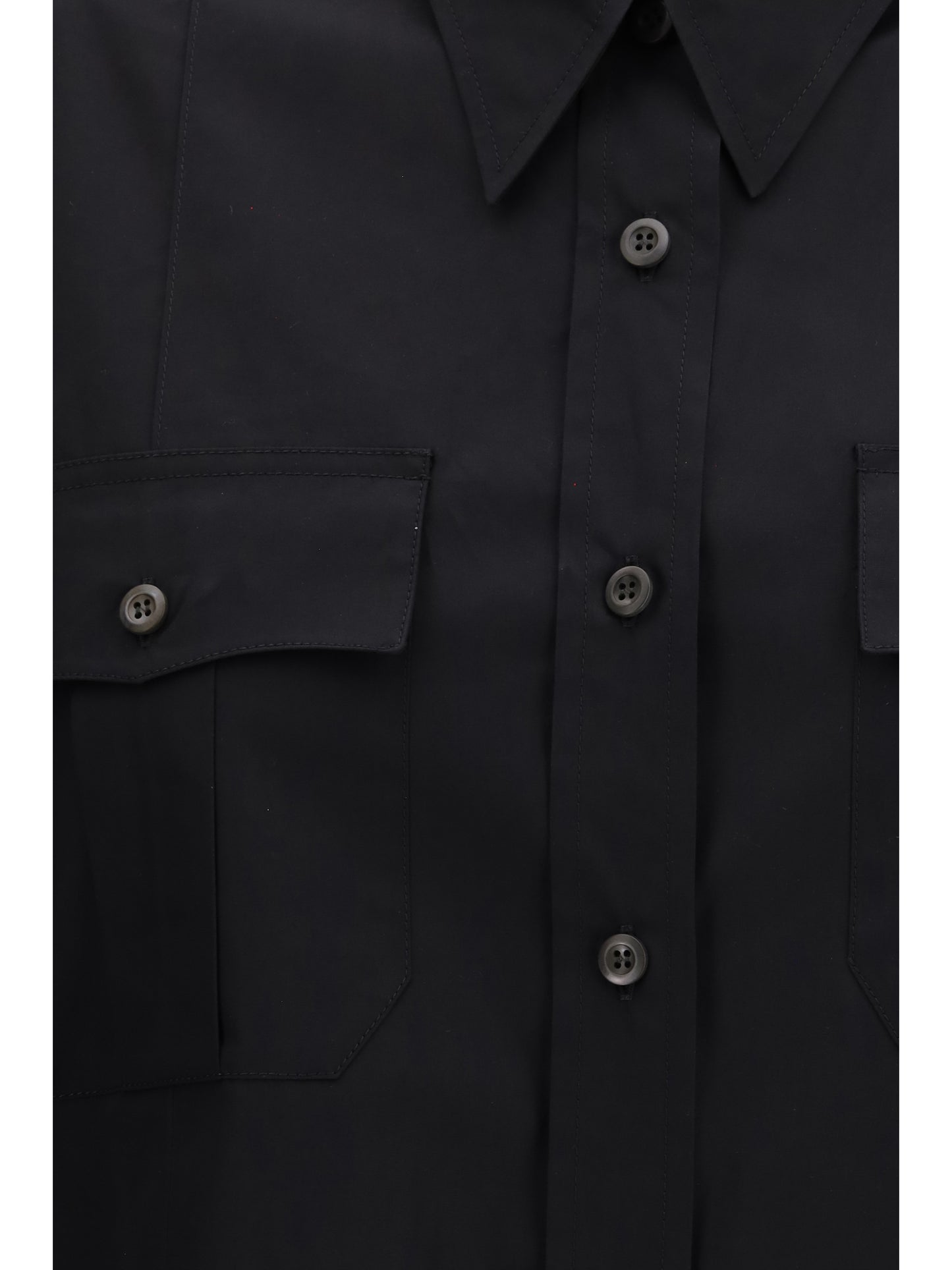 Prada Women Short-Sleeve Poplin Shirt PRADA