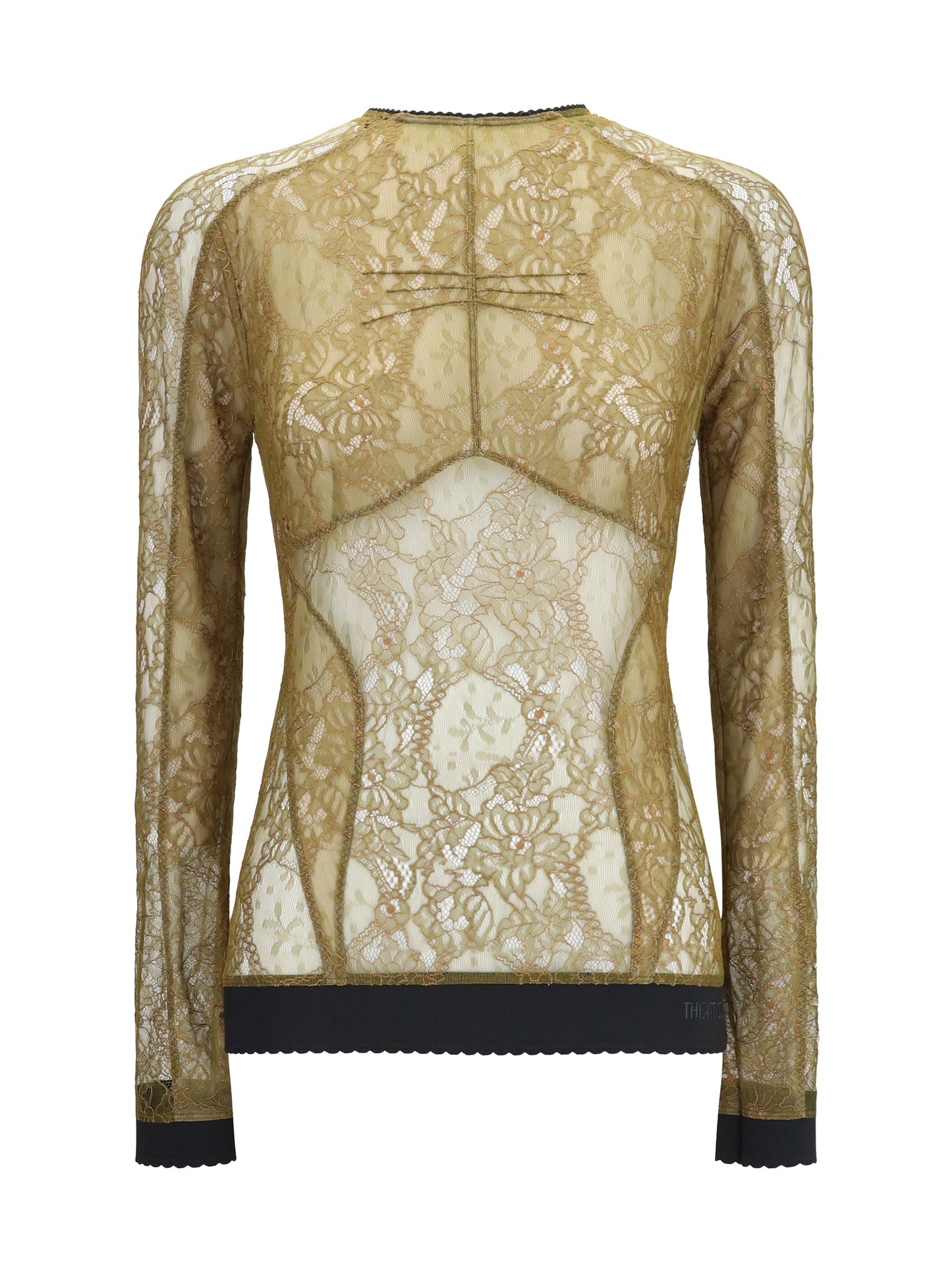 The Attico Women Olive Top THE ATTICO
