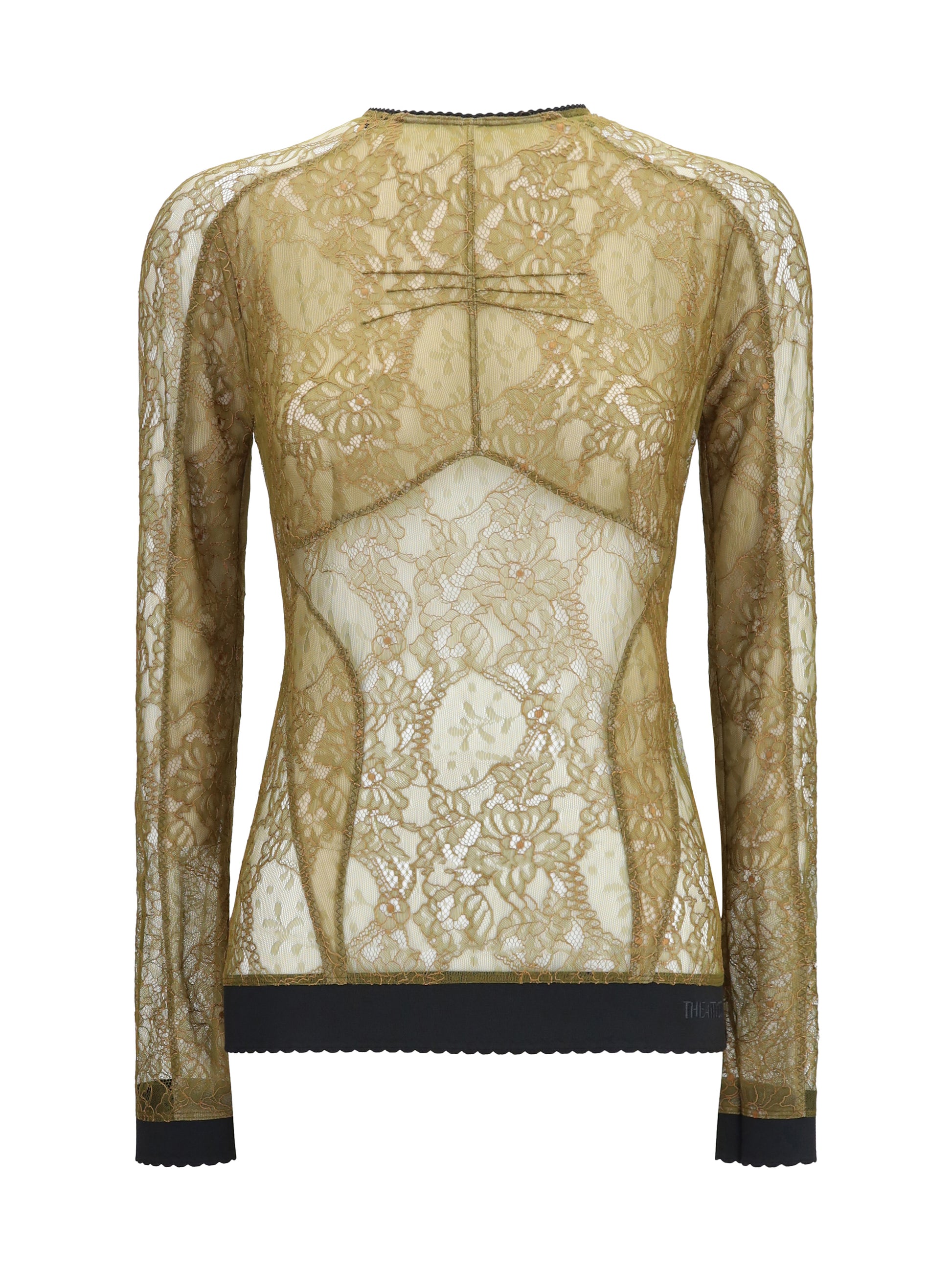 The Attico Women Olive Top THE ATTICO