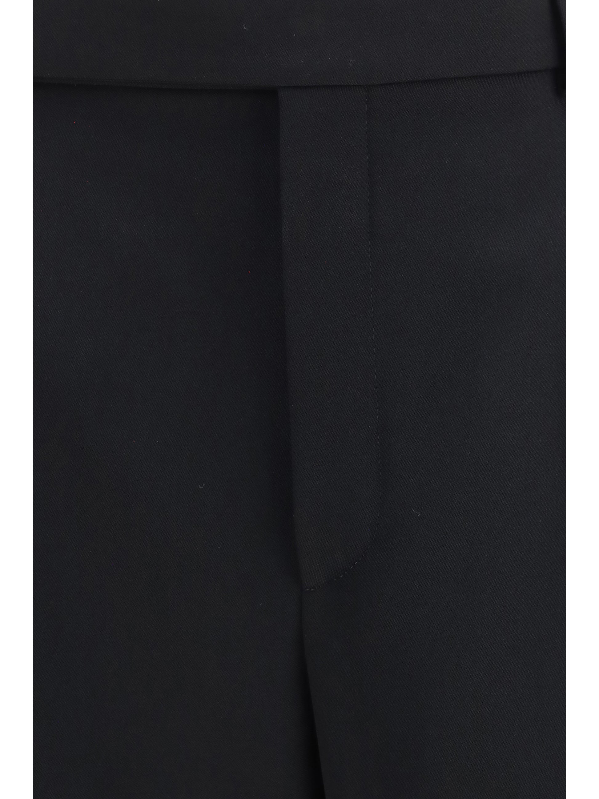 Saint Laurent Men Fluid Grain De Poudre Trousers SAINT LAURENT