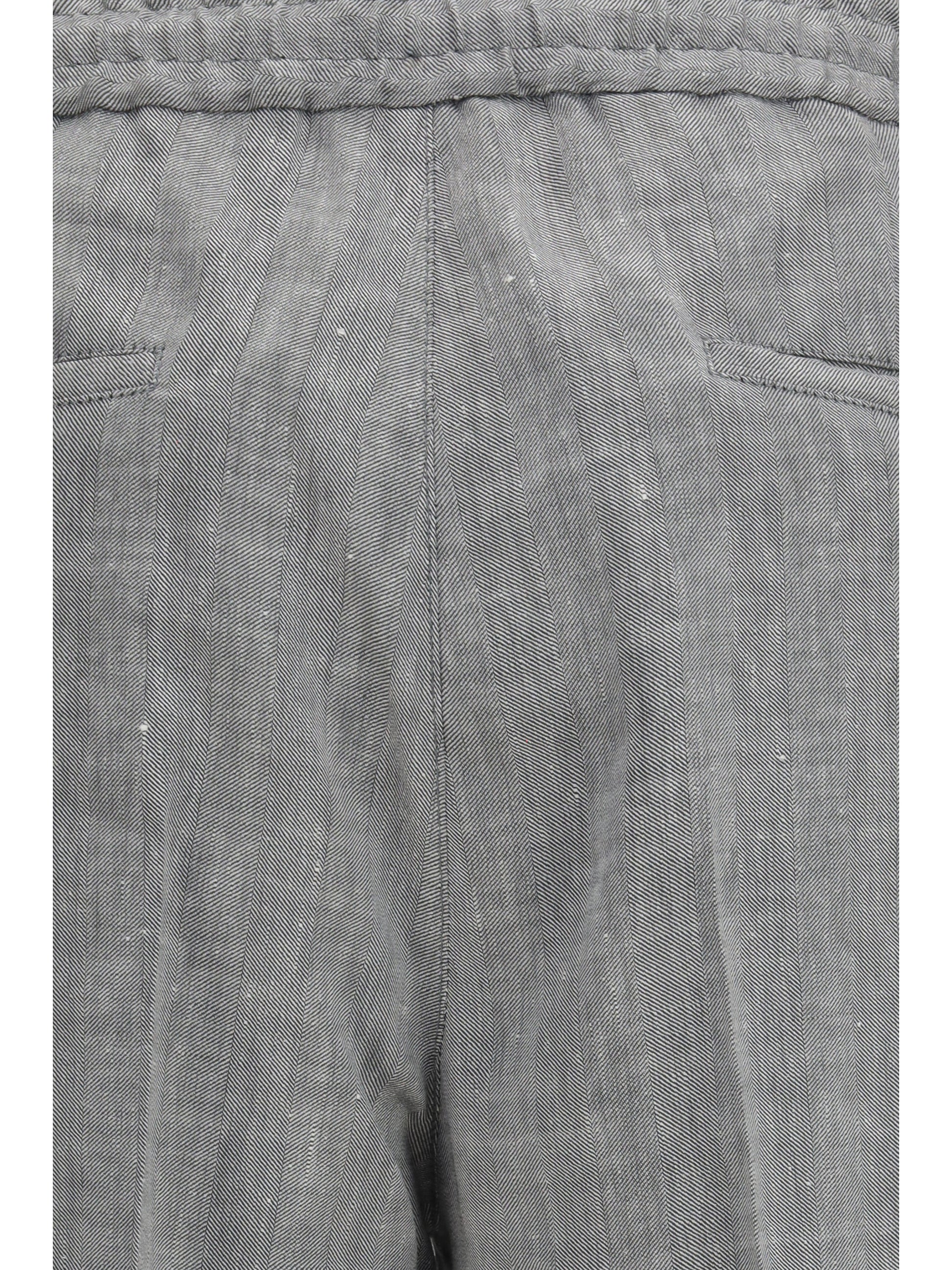 Brunello Cucinelli Men Herringbone Linen And Wool Pants BRUNELLO CUCINELLI