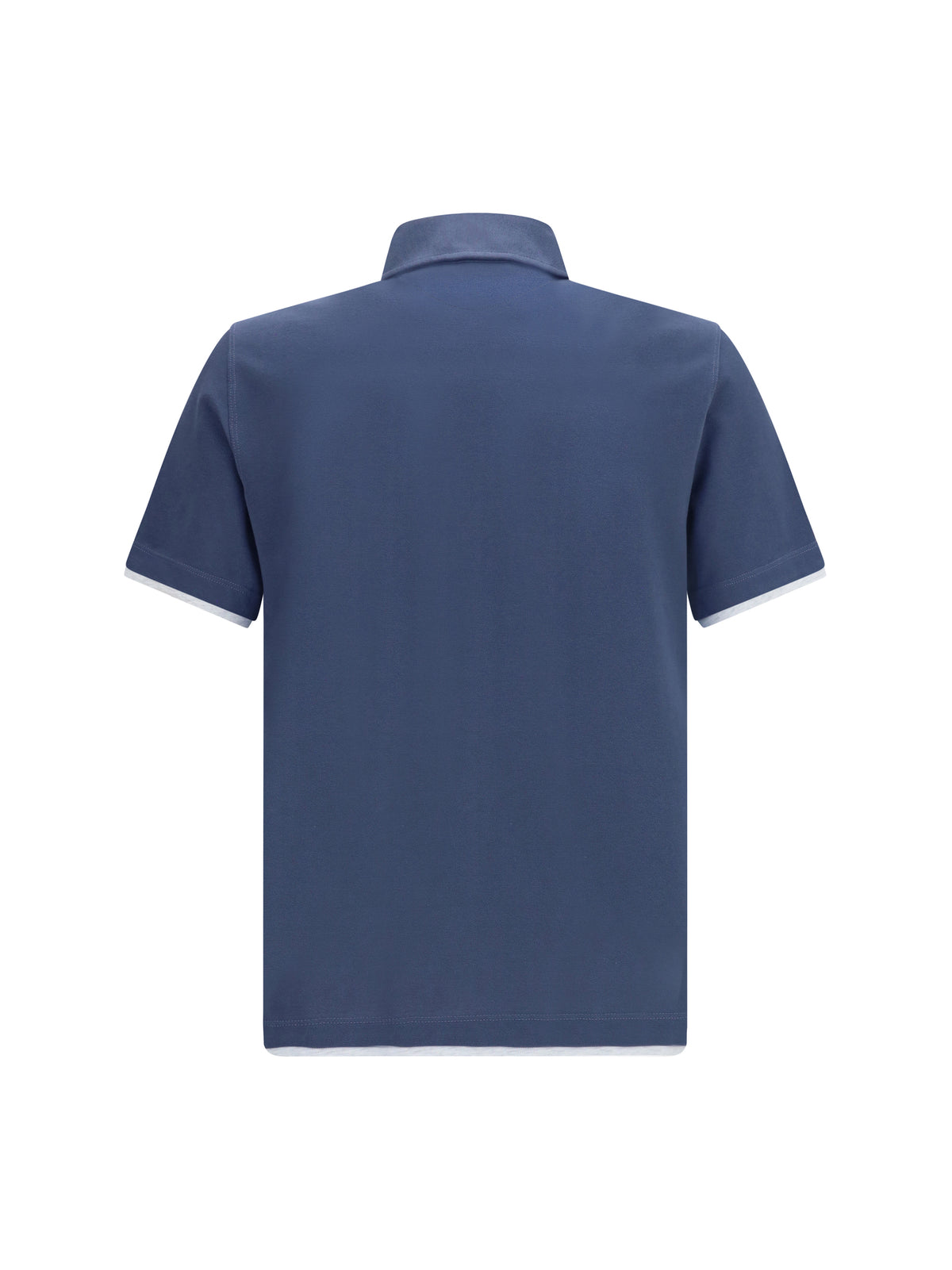 Brunello Cucinelli Men Short-Sleeve Cotton Polo Shirt