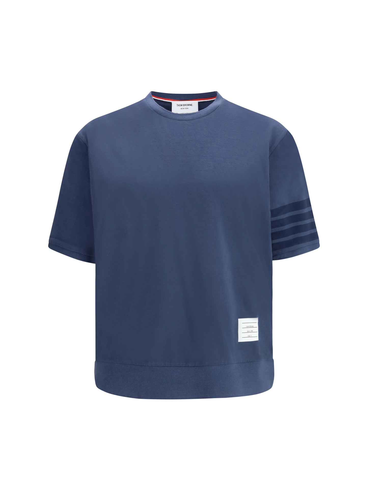 Thom Browne Men 4-Bar Cotton Jersey T-Shirt THOM BROWNE