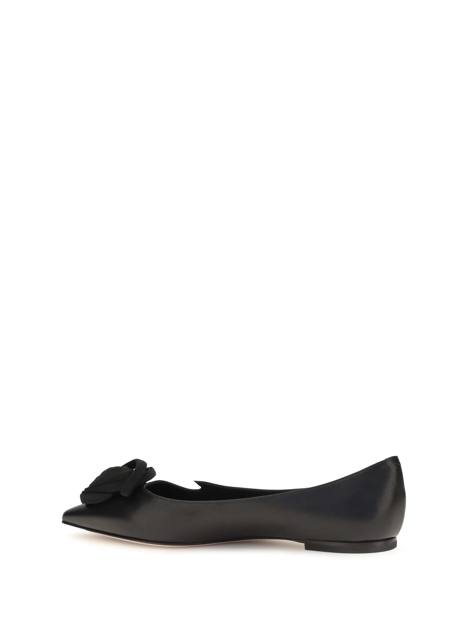 Roger Vivier Women Suede Rose Vivier Ballerinas ROGER VIVIER