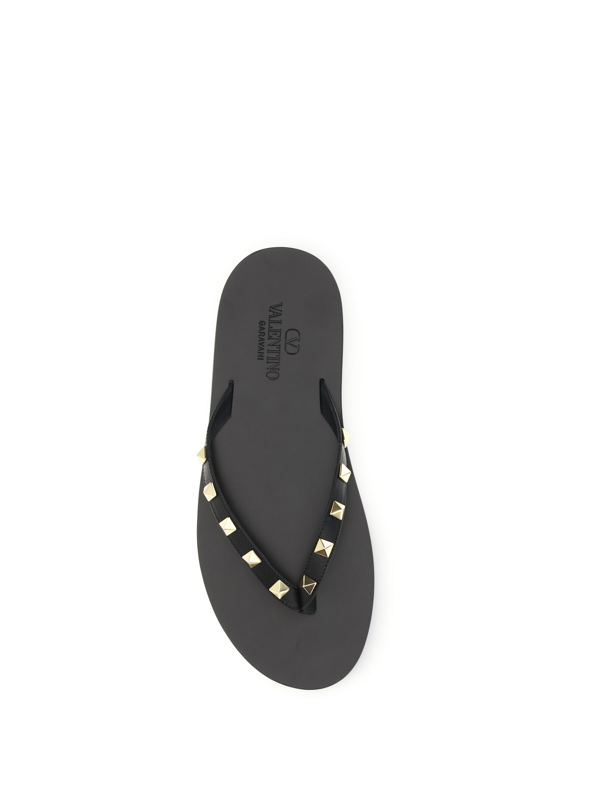 Valentino Garavani Men Rockstud Thong Sandals VALENTINO GARAVANI