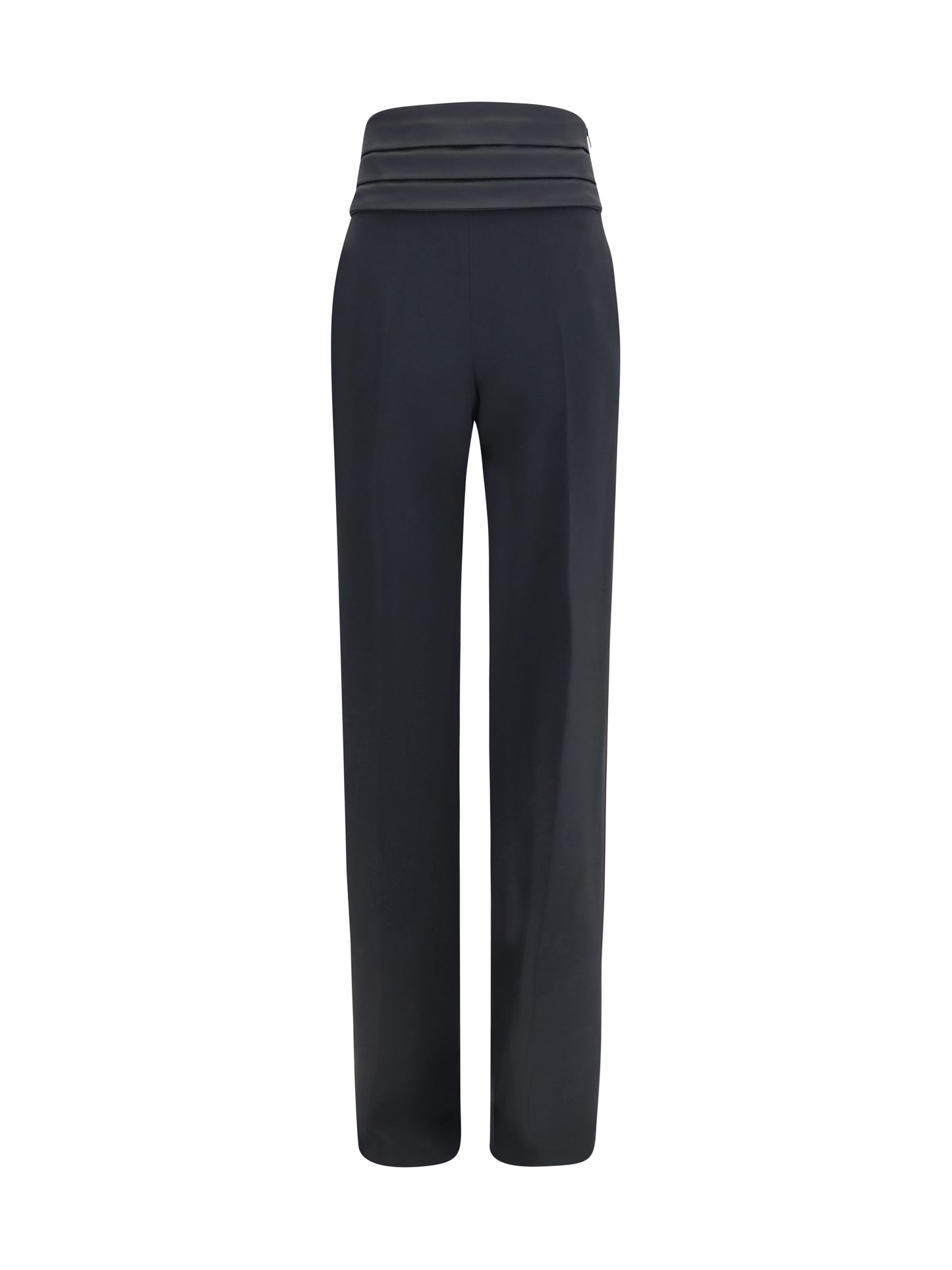 Ermanno Scervino Women Satin High-Waisted Pants ERMANO SCERVINO