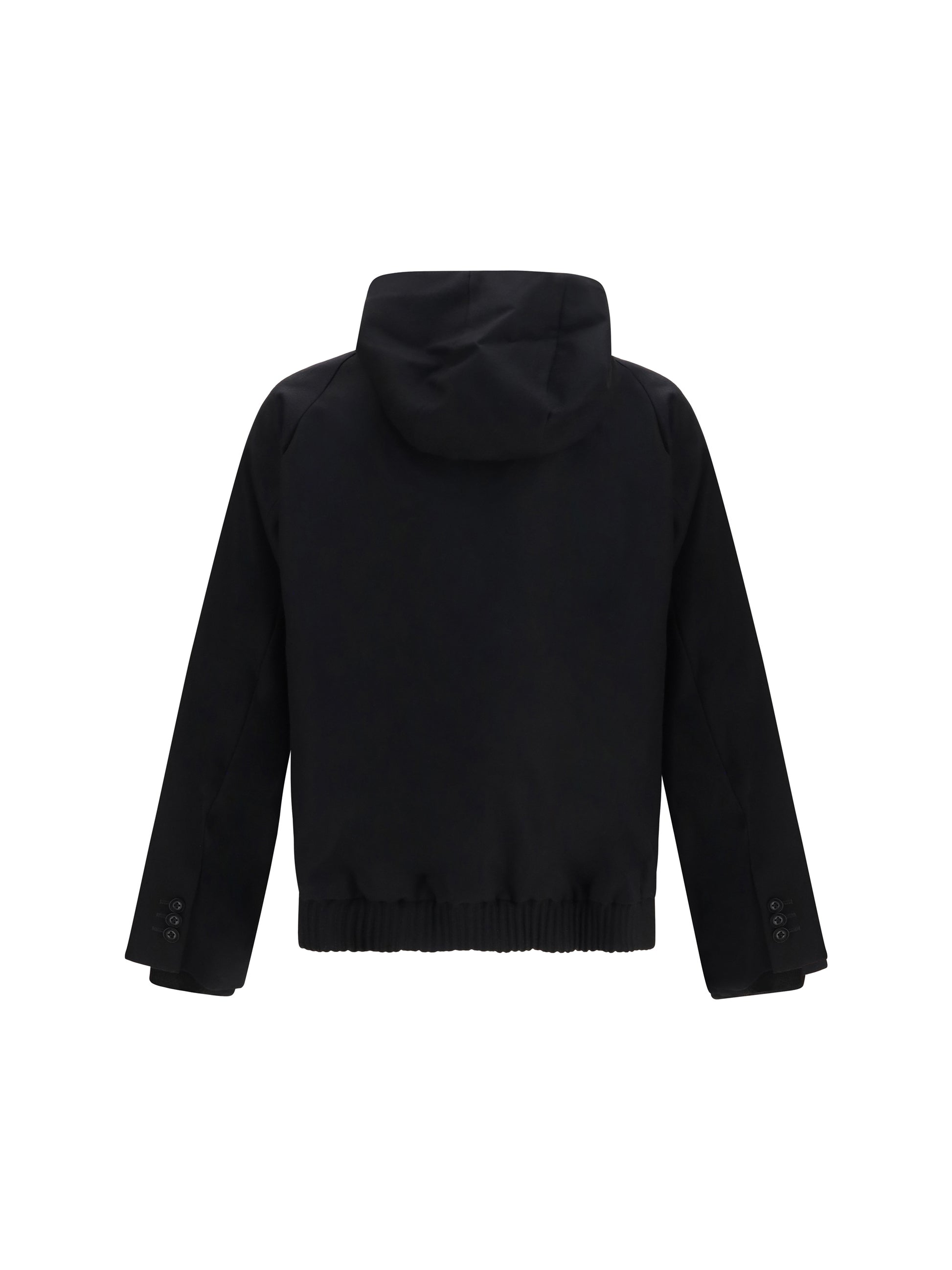 Sacai Men Hooded Flannel Jacket SACAI