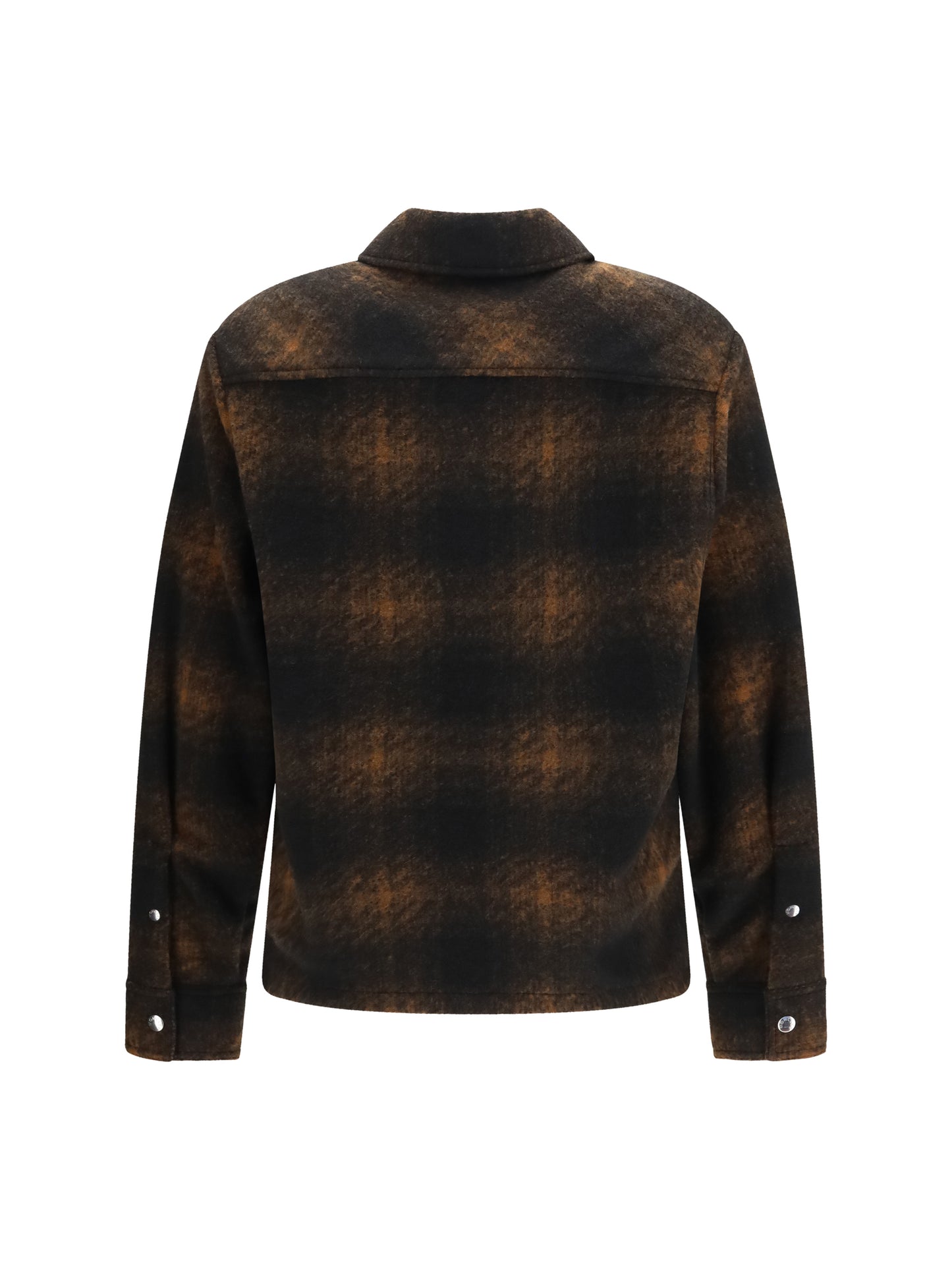 Moncler Men Embroidered Flannel Shirt MONCLER