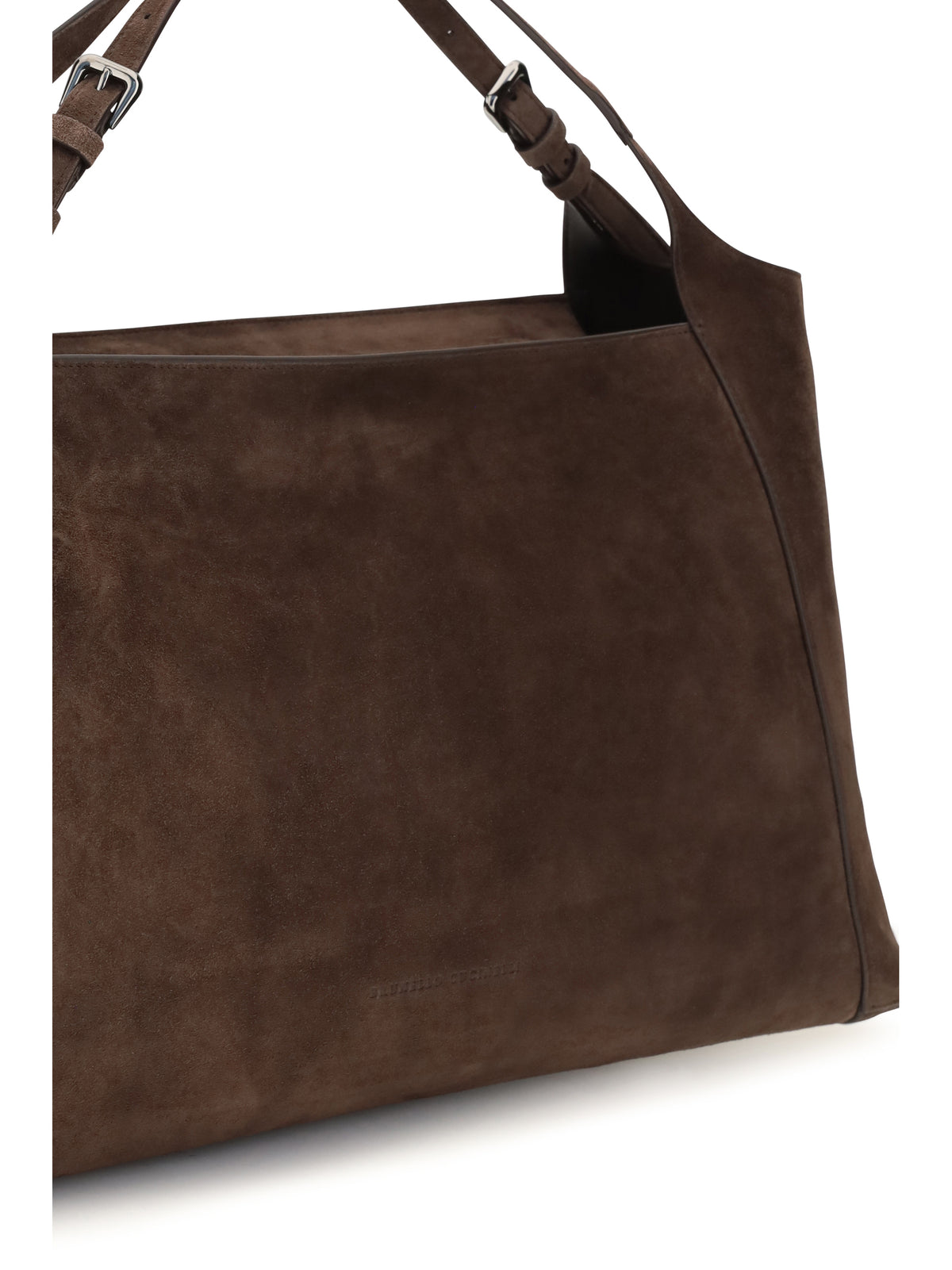 Brunello Cucinelli Women Sartorial Suede Shoulder Bag BRUNELLO CUCINELLI