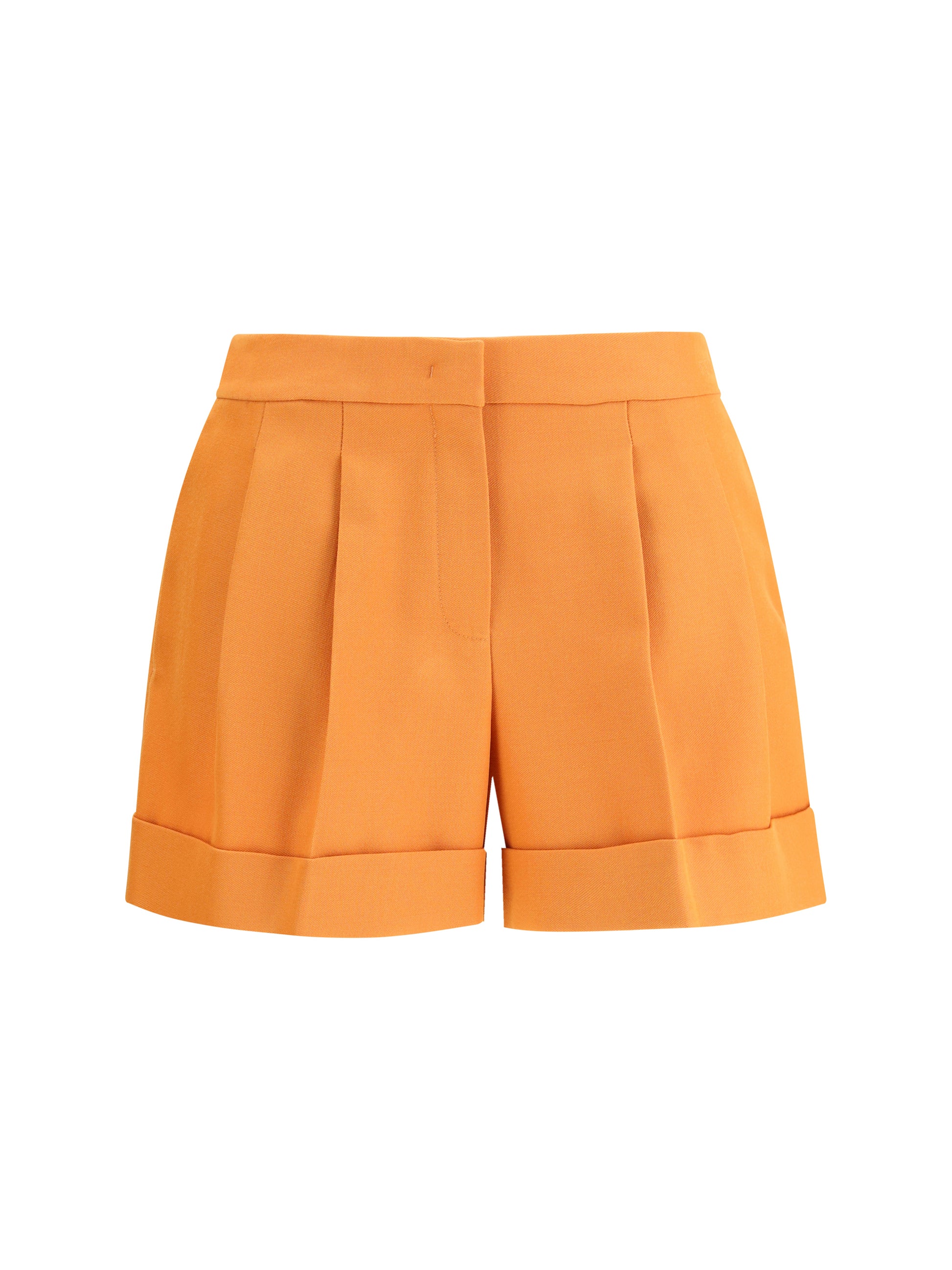 Fendi Women Grain De Poudre Wool Shorts FENDI