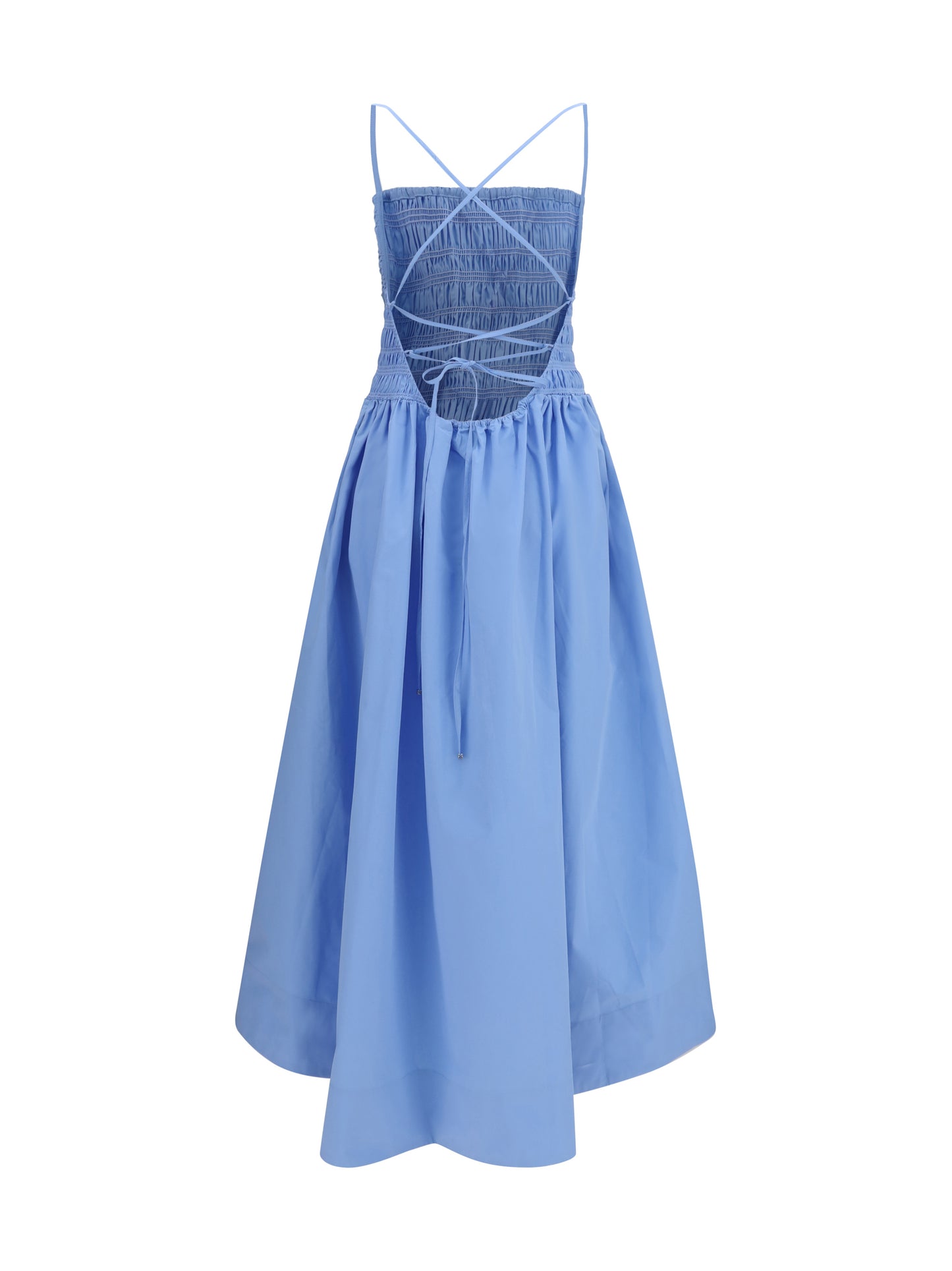 Ganni Women Poplin Maxi Dress GANNI