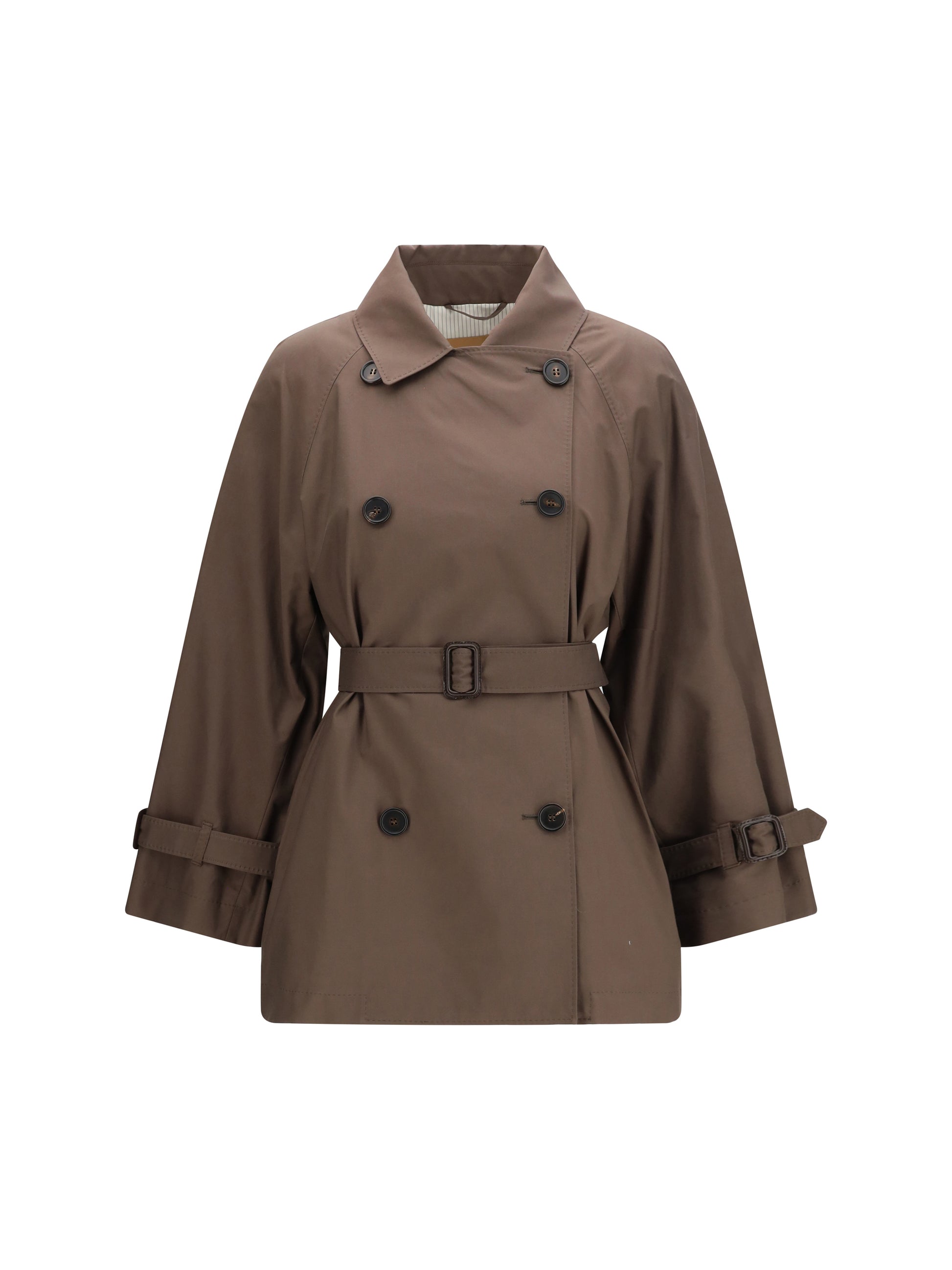 Max Mara The Cube Women Technical Cotton-Blend Twill Trench MAX MARA THE CUBE