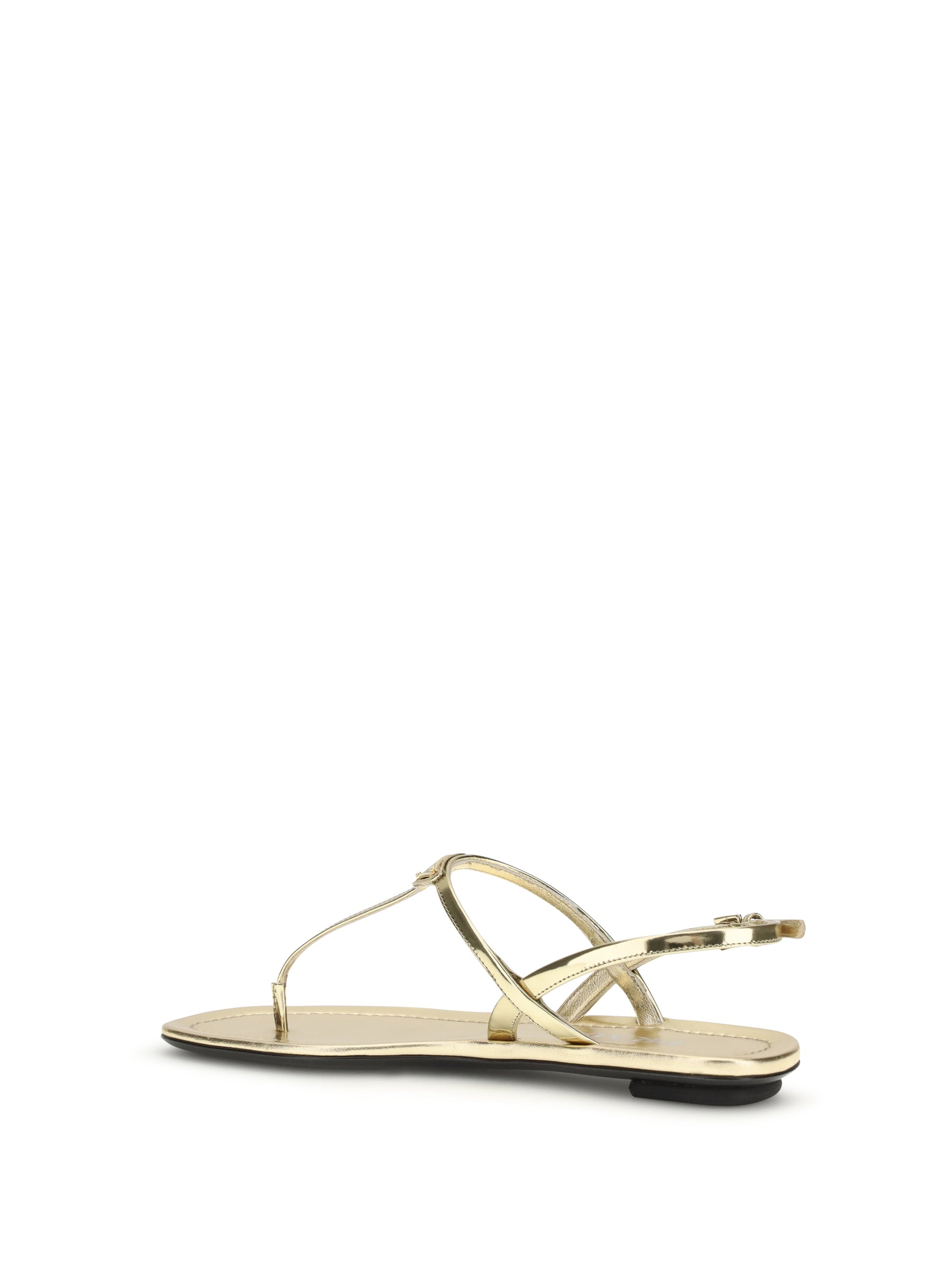 Prada Women Leather Flip-Flop Sandals PRADA