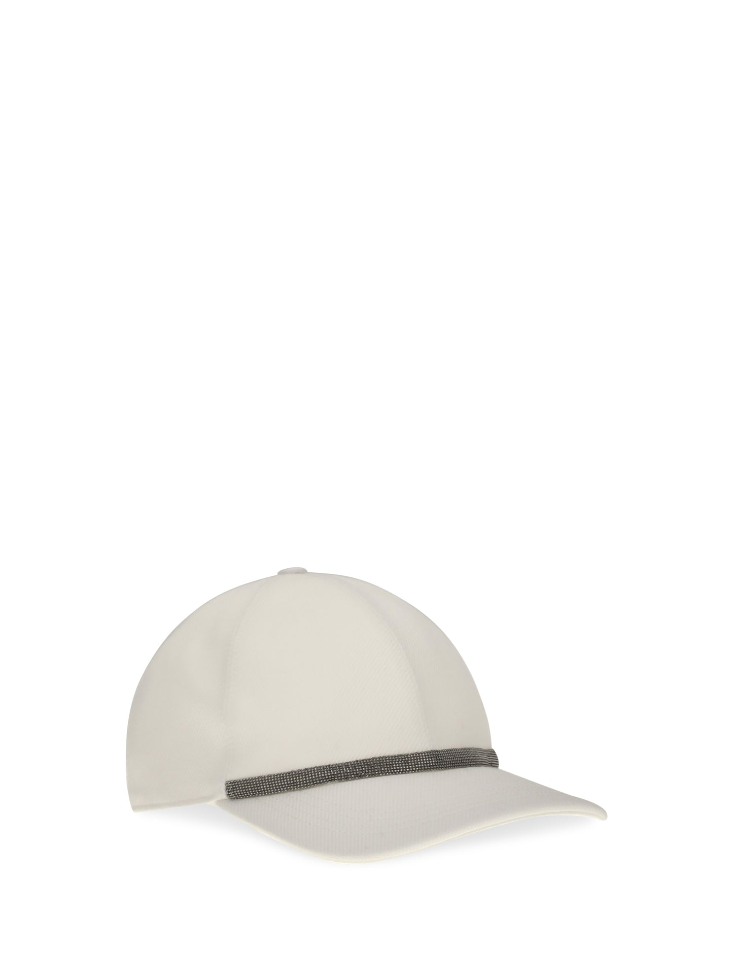 Brunello Cucinelli Women Baseball Cap With Monili Embellishment BRUNELLO CUCINELLI