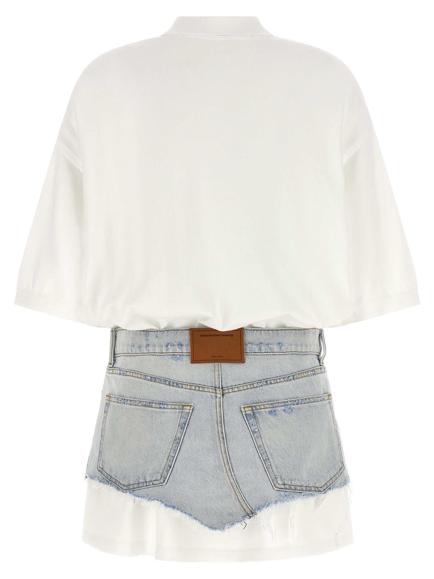 Alexander Wang Women Denim Skirt Polo Dress ALEXANDER WANG