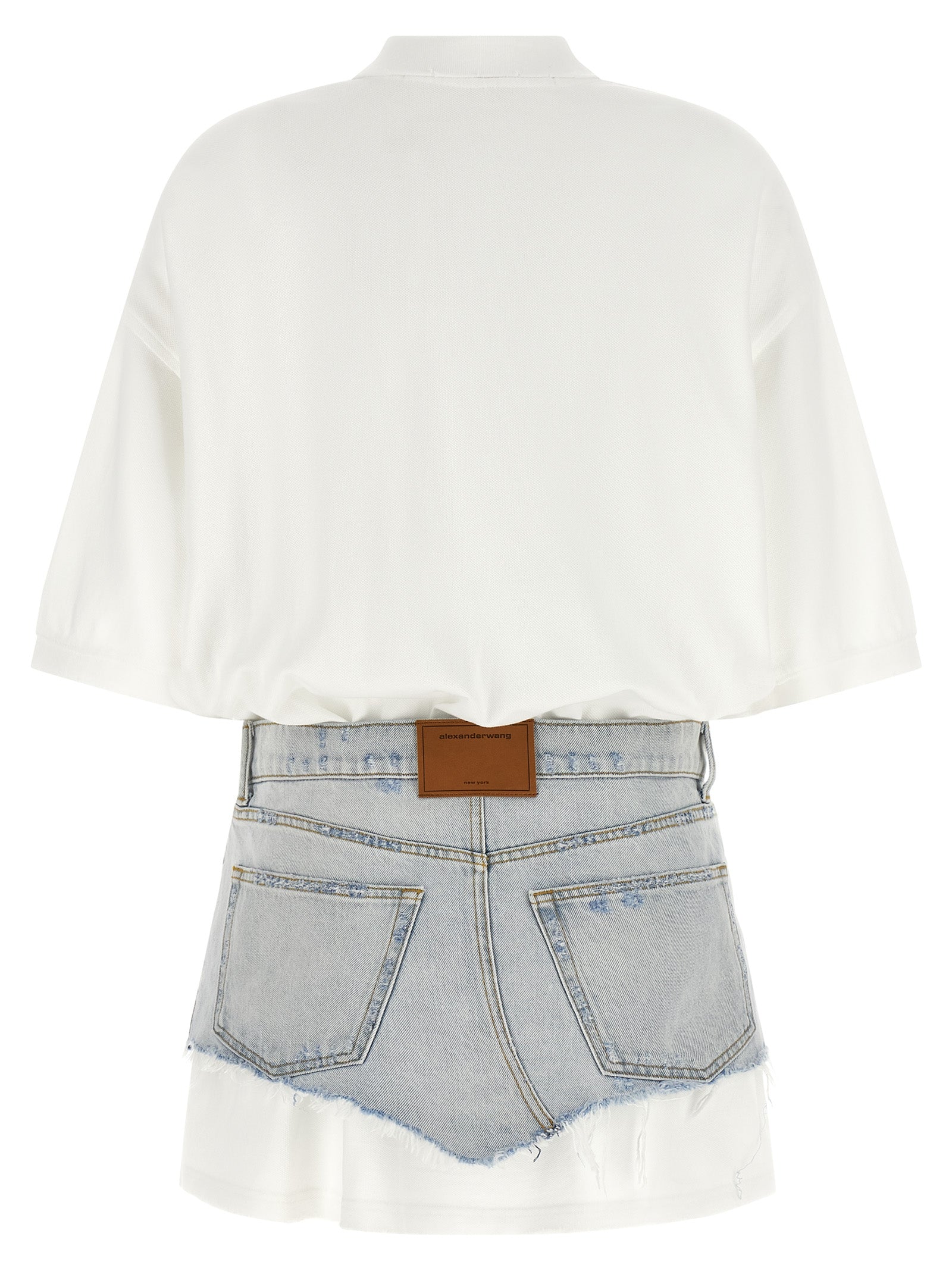 Alexander Wang Women Denim Skirt Polo Dress ALEXANDER WANG