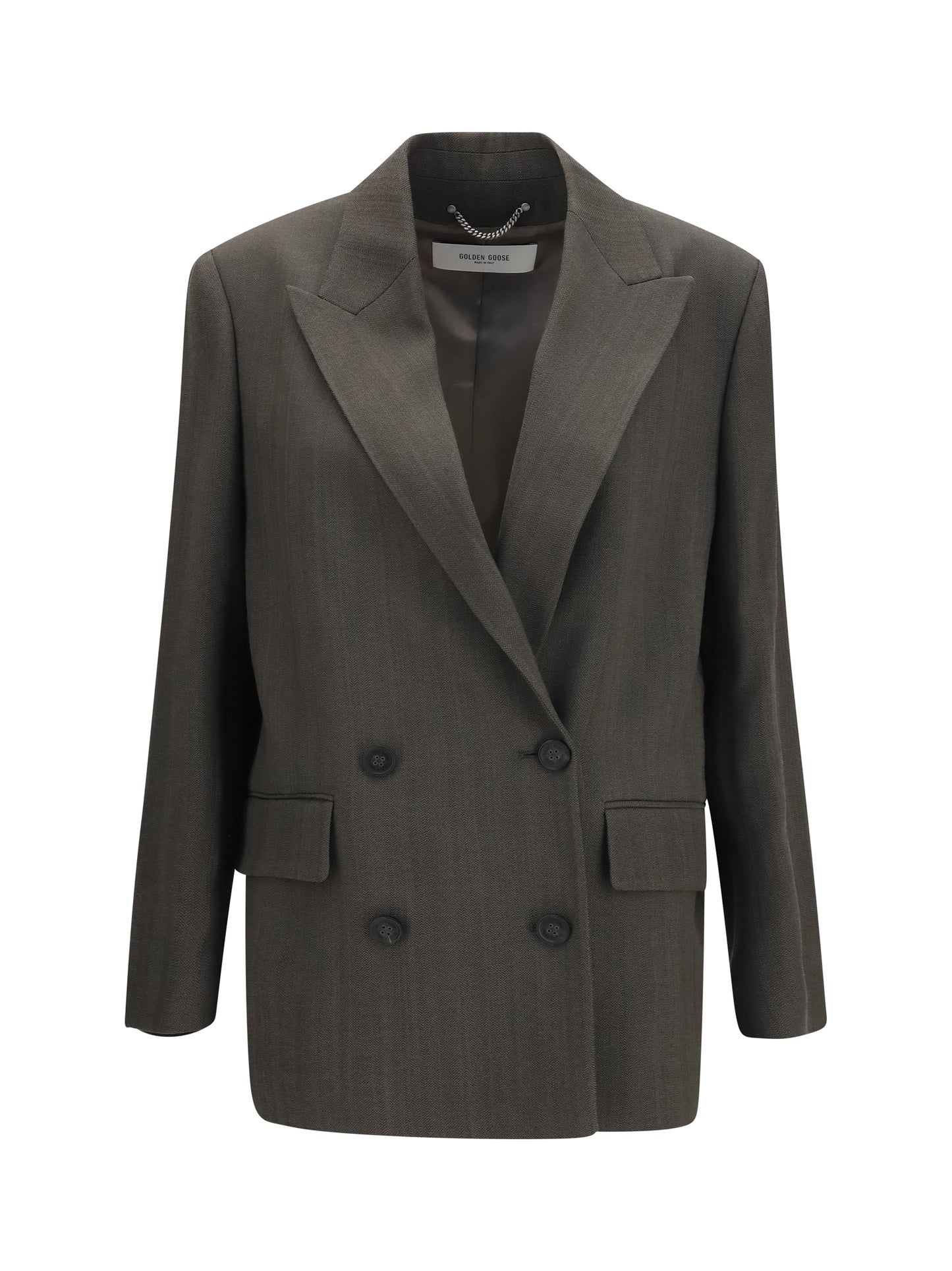 Golden Goose Women Double-Breasted Blazer With Drawstring GOLDEN GOOSE