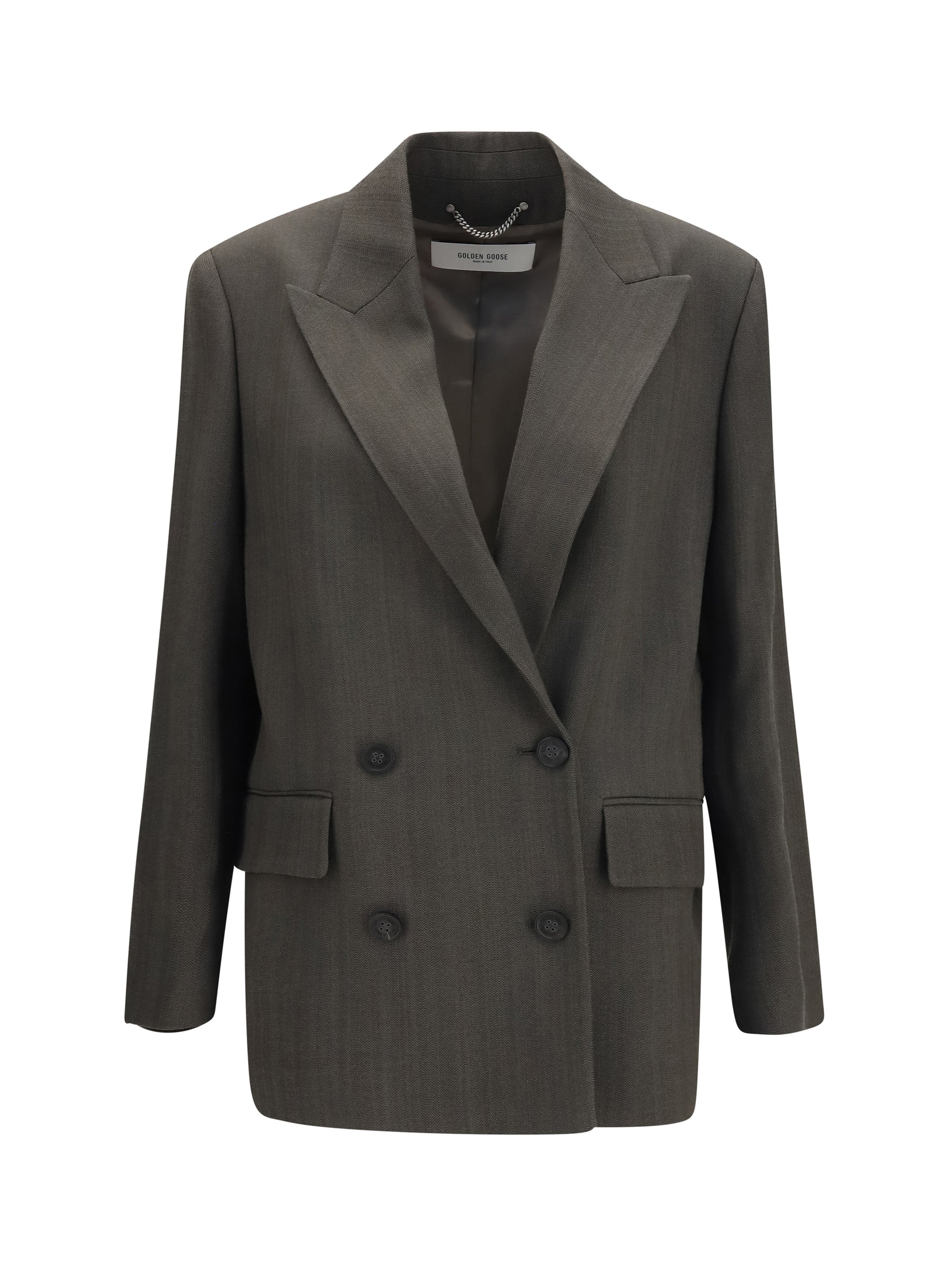 Golden Goose Women Double-Breasted Blazer With Drawstring GOLDEN GOOSE