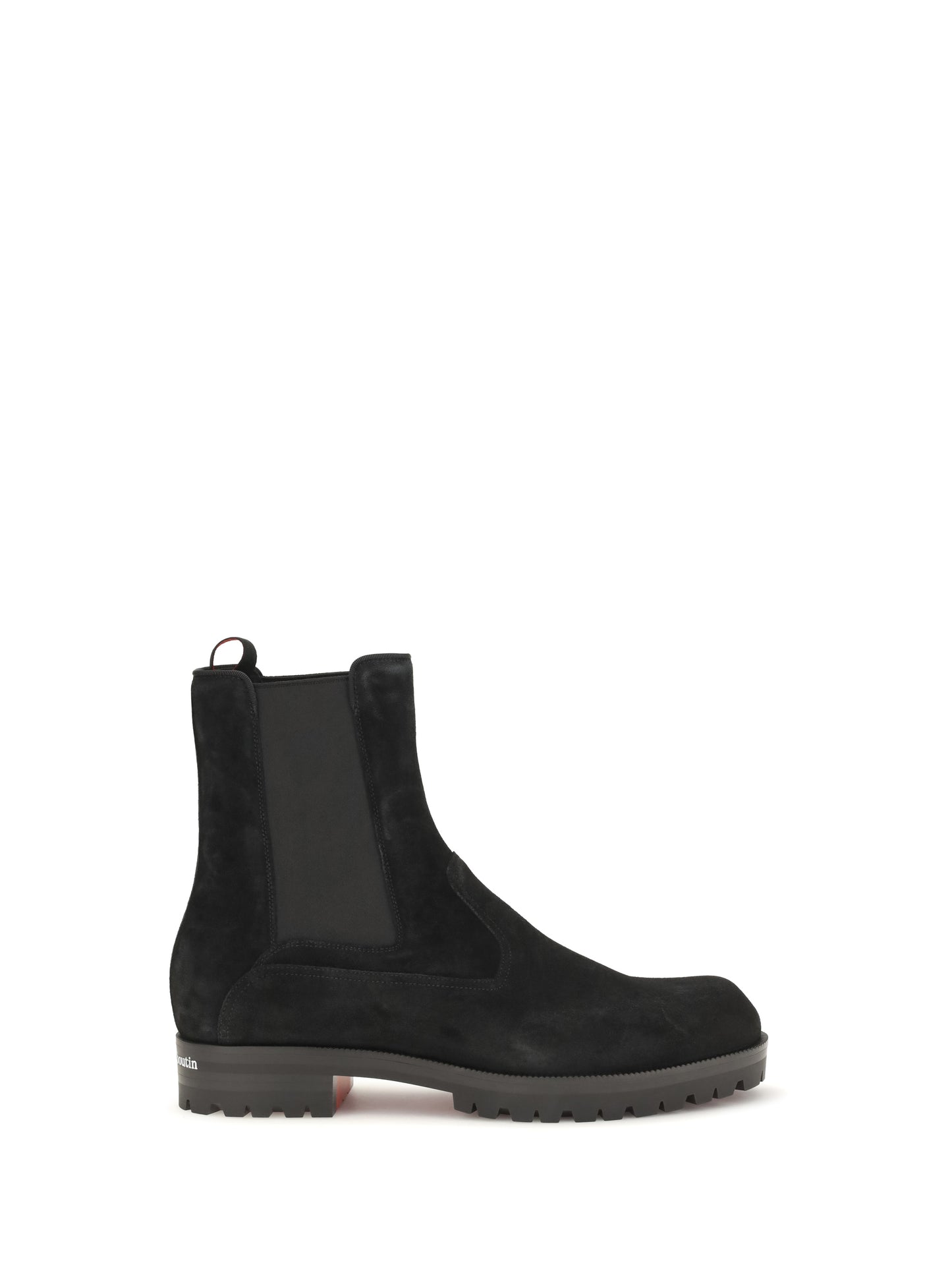 Christian Louboutin Men Cavernos Suede Chelsea Boots CHRISTIAN LOUBOUTIN