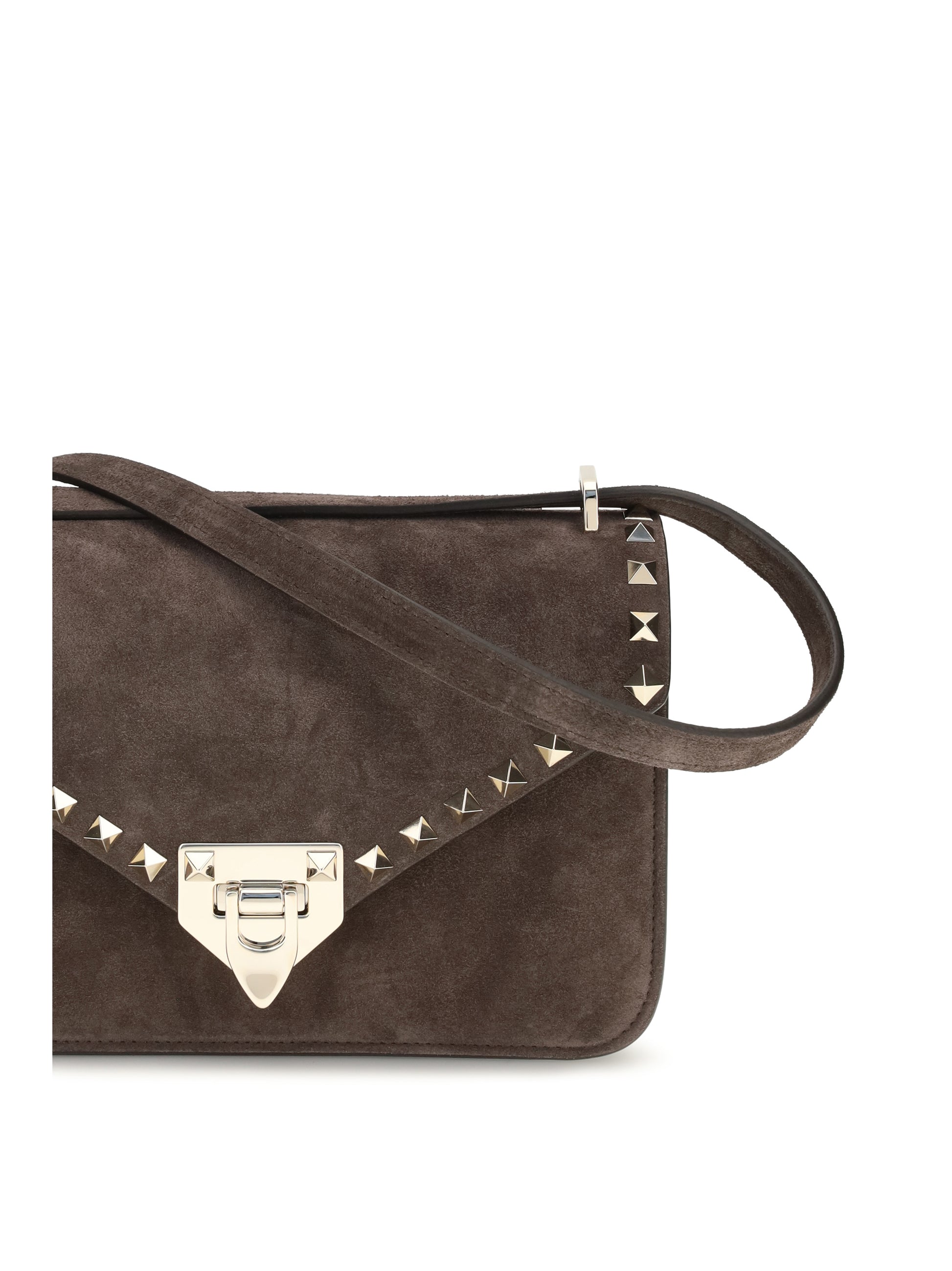 Valentino Garavani Women Rockstud Mini Suede Shoulder Bag VALENTINO GARAVANI