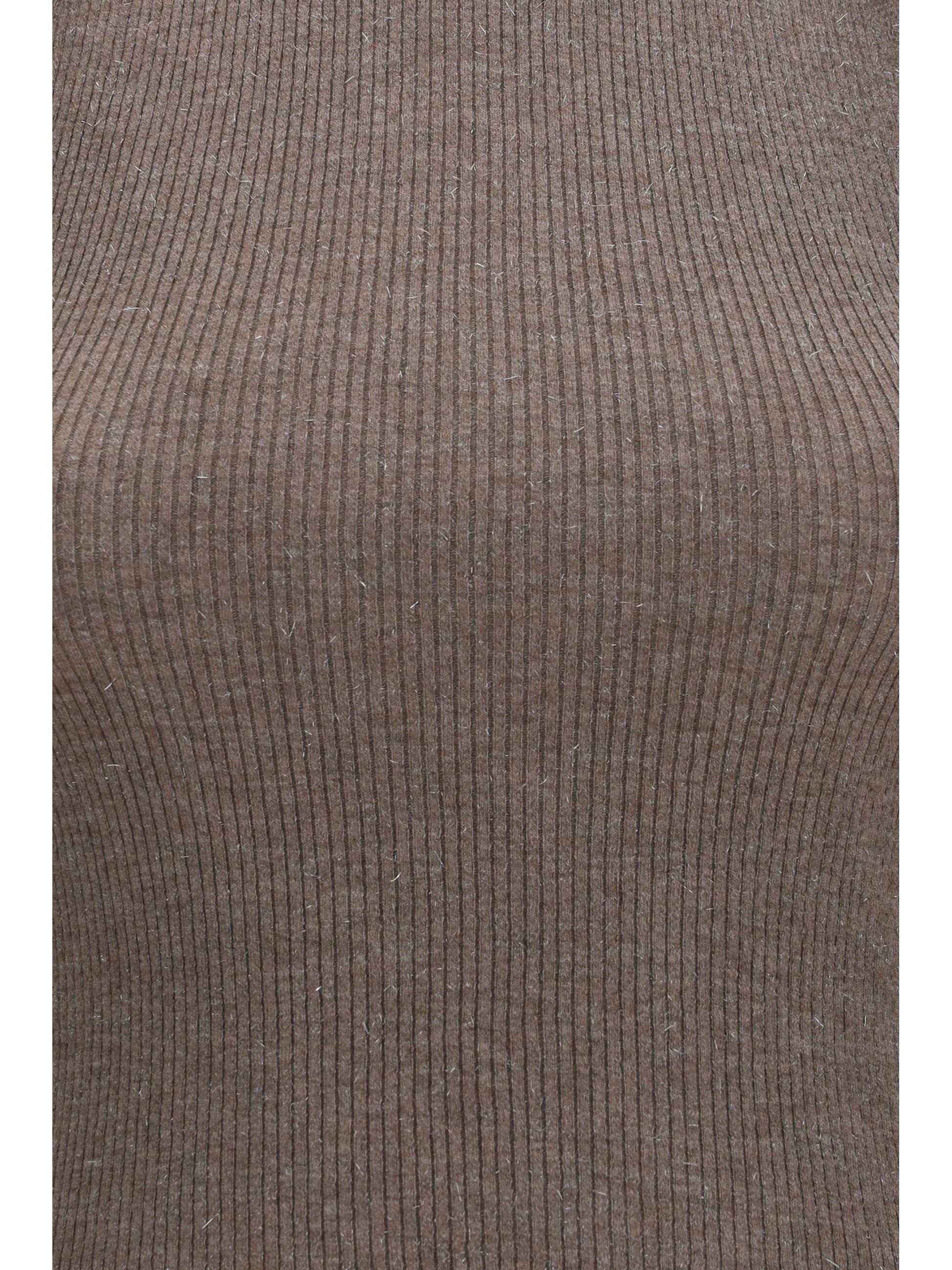 Brunello Cucinelli Women Sleeveless Turtleneck With Luminous Details BRUNELLO CUCINELLI