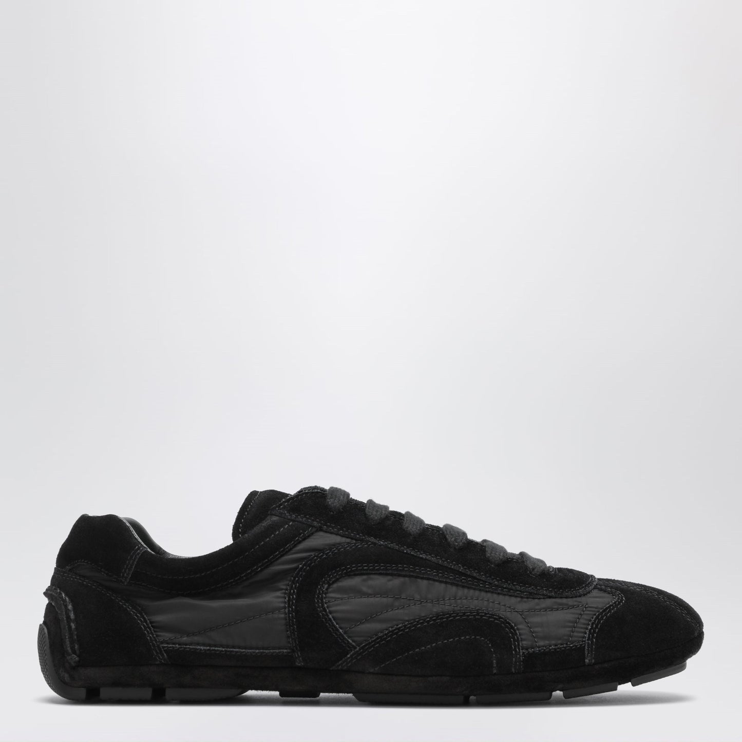 Prada Montecarlo Sneakers In Leather And Technical Fabric Men PRADA