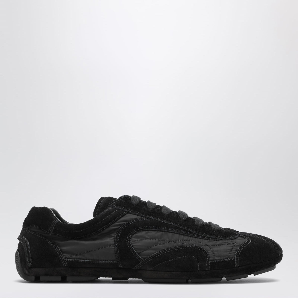 Prada Montecarlo Sneakers In Leather And Technical Fabric Men PRADA