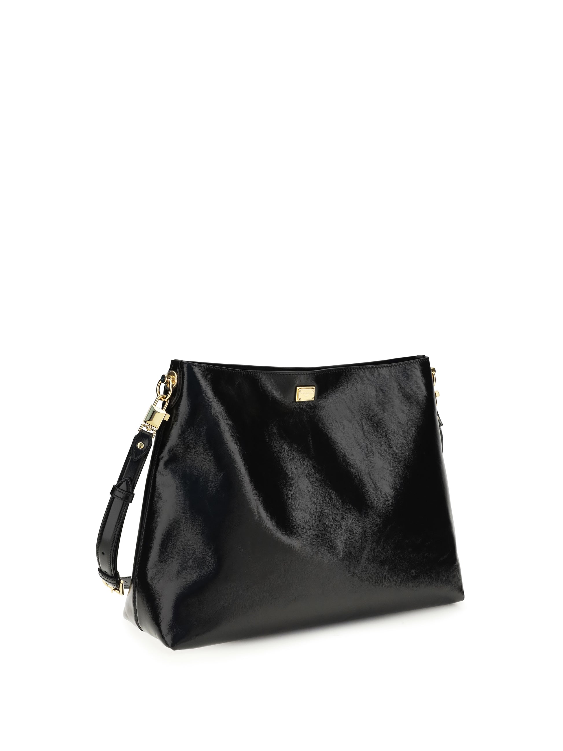 Dolce & Gabbana Women Large Vittoria Leather Shoulder Bag DOLCE & GABBANA