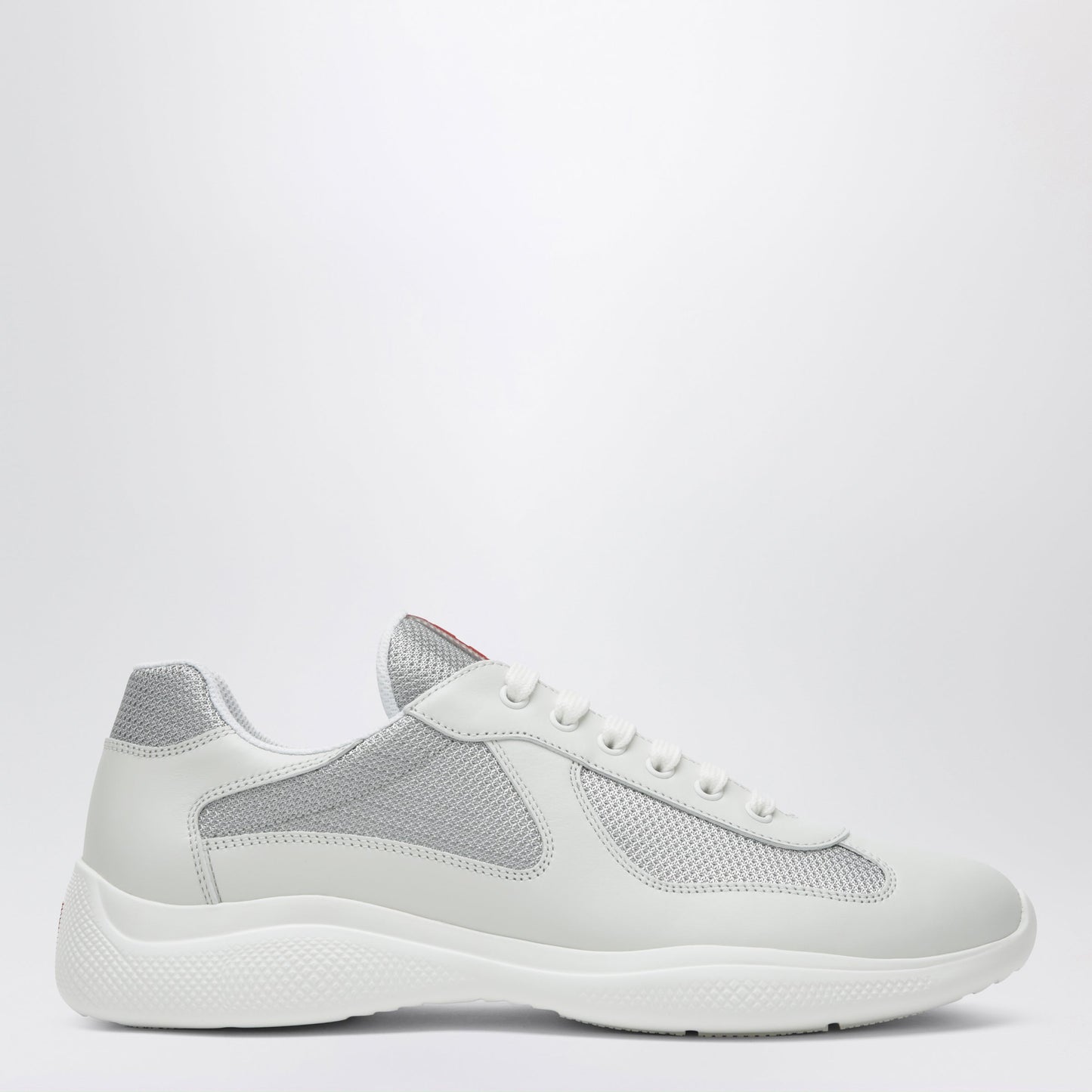 Prada White/Silver America's Cup Trainers Men PRADA