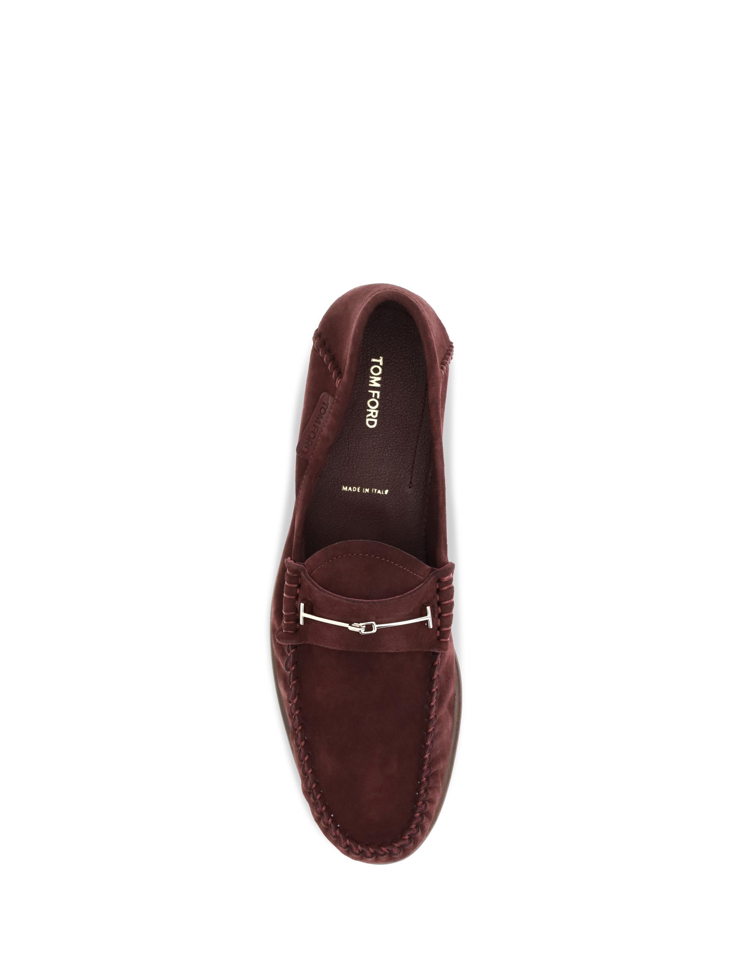 Tom Ford Women Suede Leather T-Strap Loafers TOM FORD